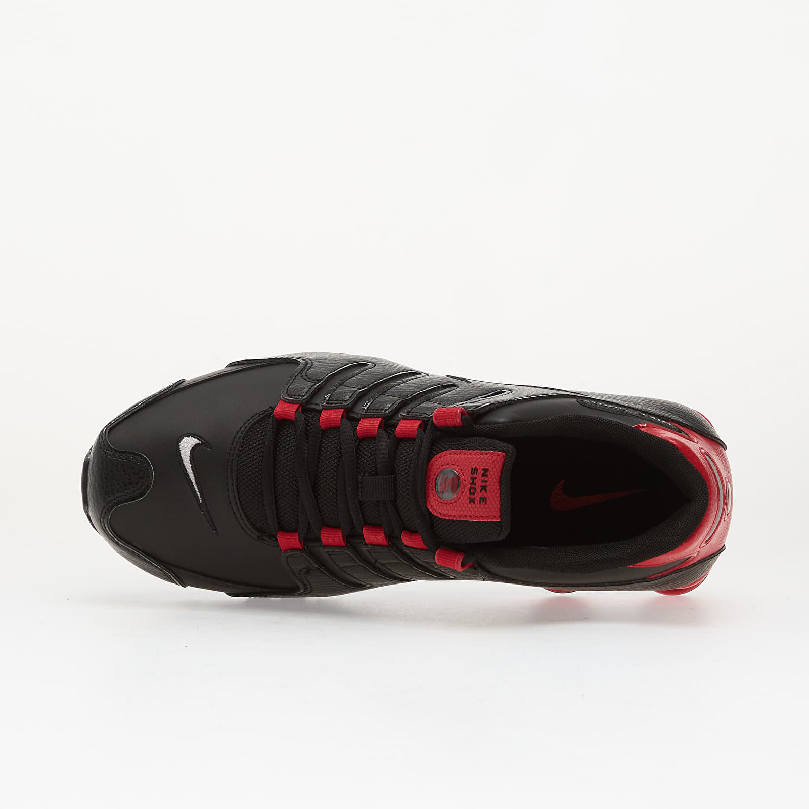 Meeste kingad Nike Shox Nz Black/ Flt Silver-Gym Red