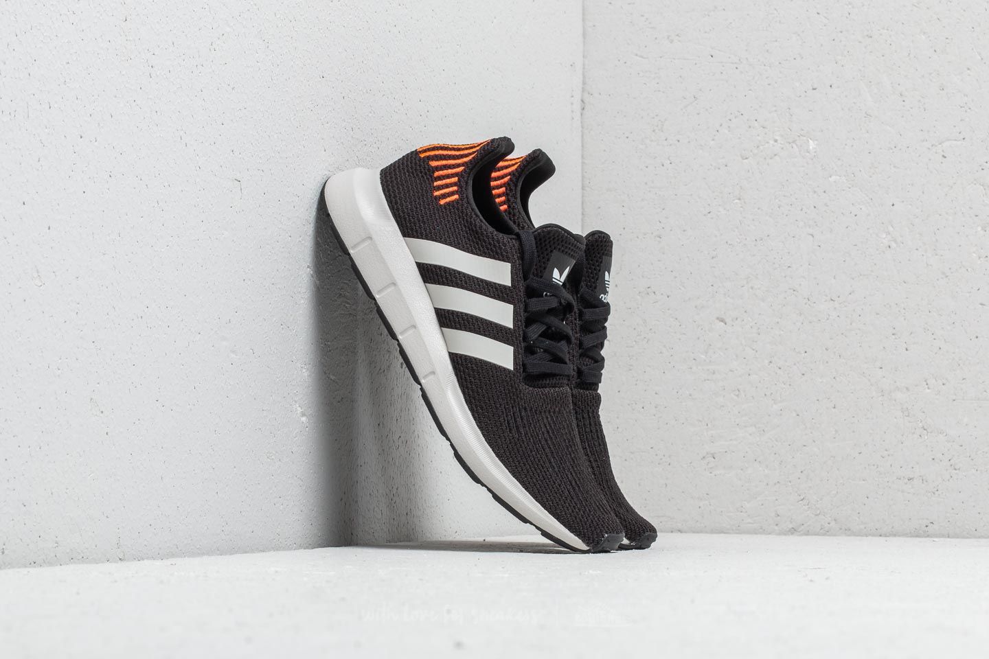 Adidas swift run black and orange top