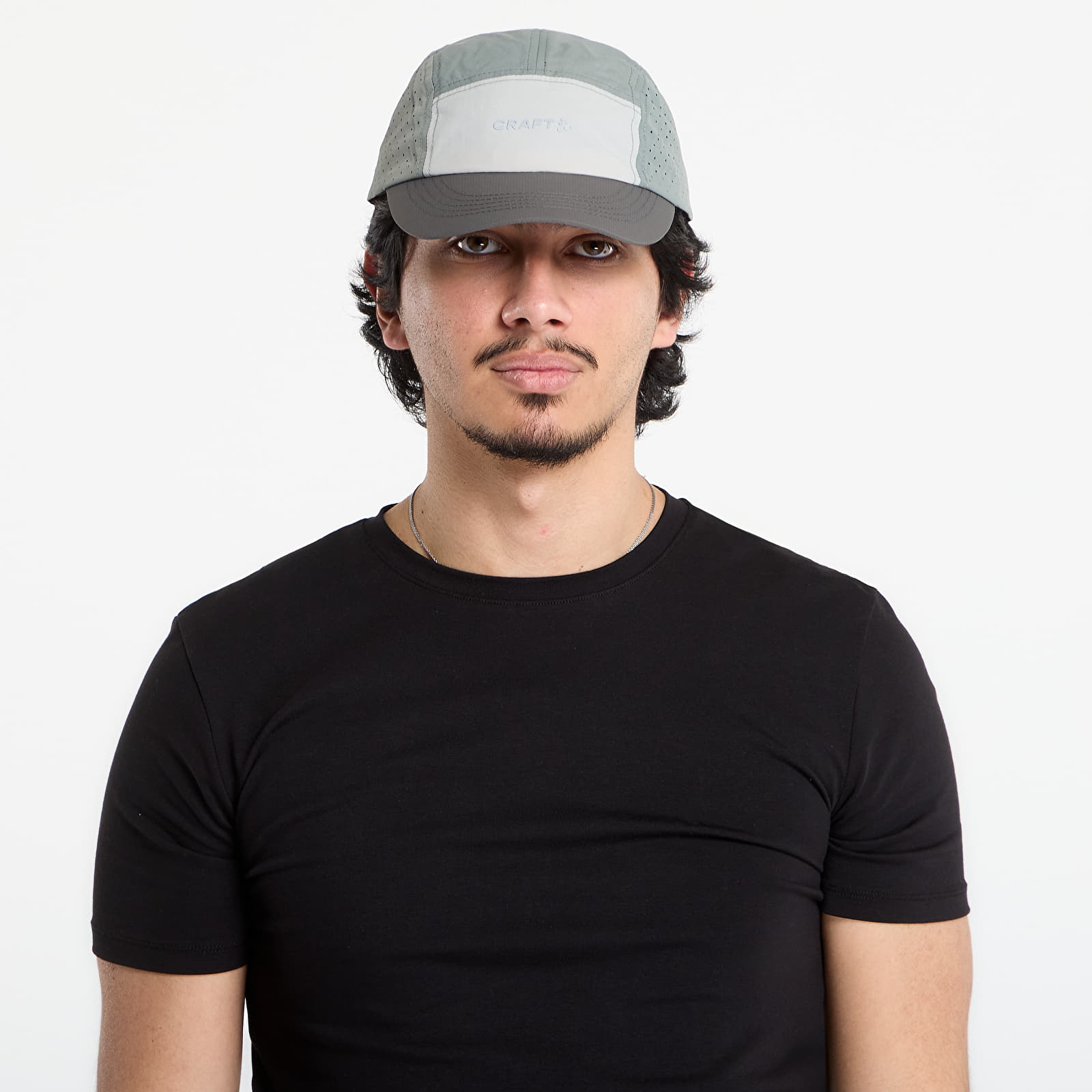 Kepsar för män Craft Hypervent Run Cap Norit/ Grey