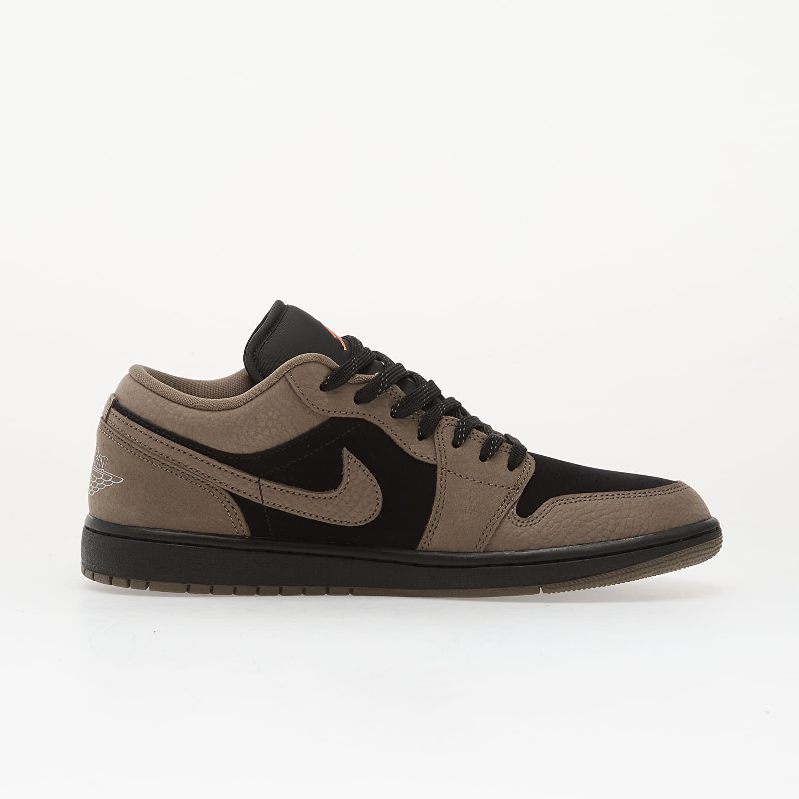 Zapatillas Hombre Air Jordan 1 Low Se Black/ Olive Grey-Lt Wild Mango