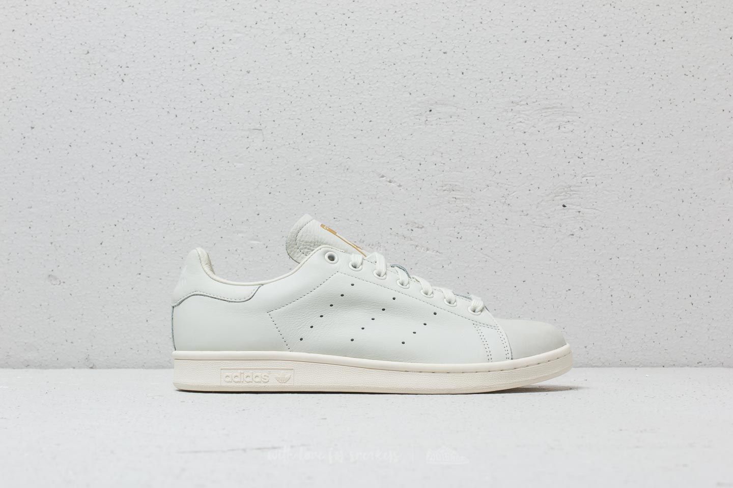 Scarpe uomo adidas Stan Smith Premium White Tint/ White Tint/ Gold Metallic