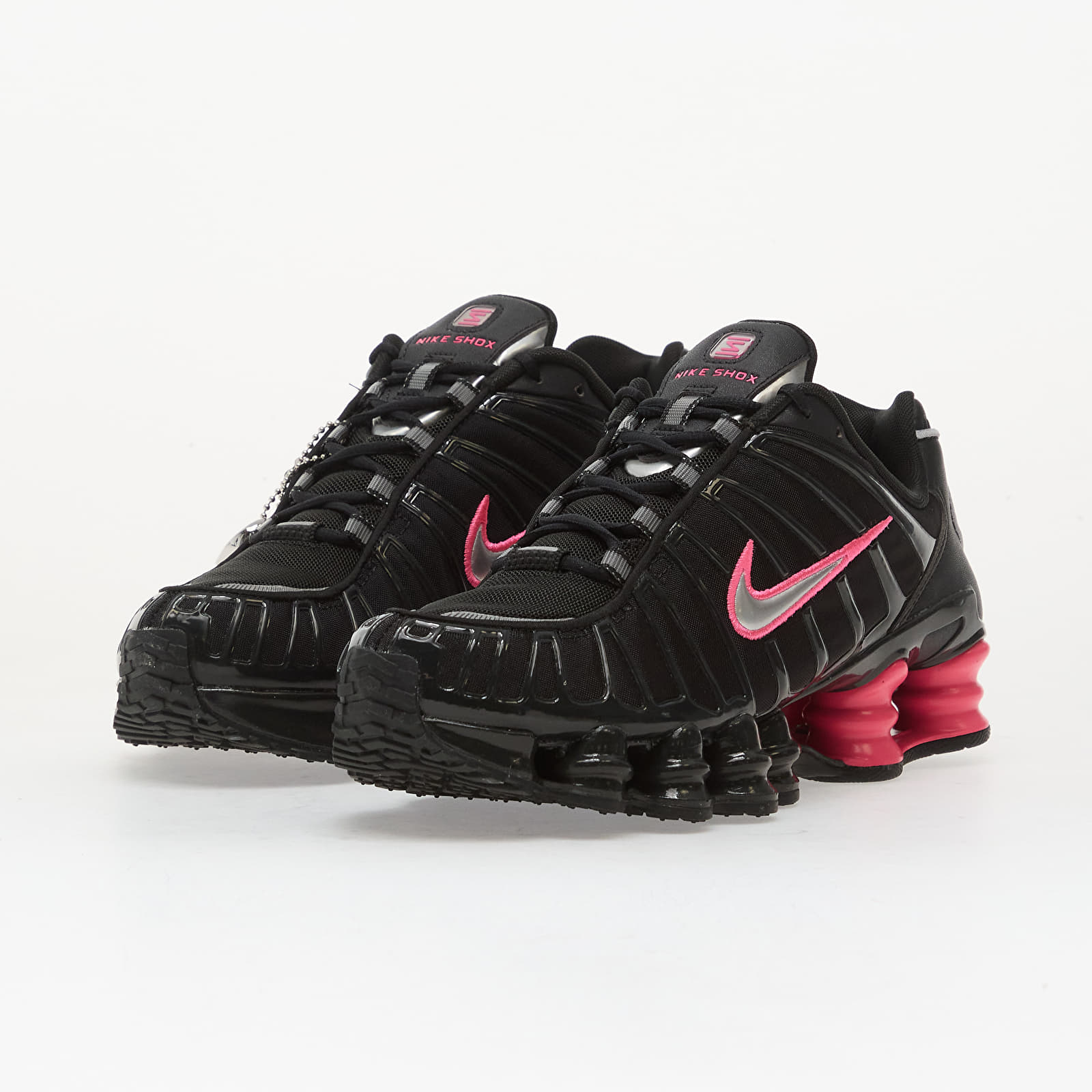 Damen Sneaker und Schuhe Nike W Shox Tl Off Noir/ Metallic Silver-Hyper Pink