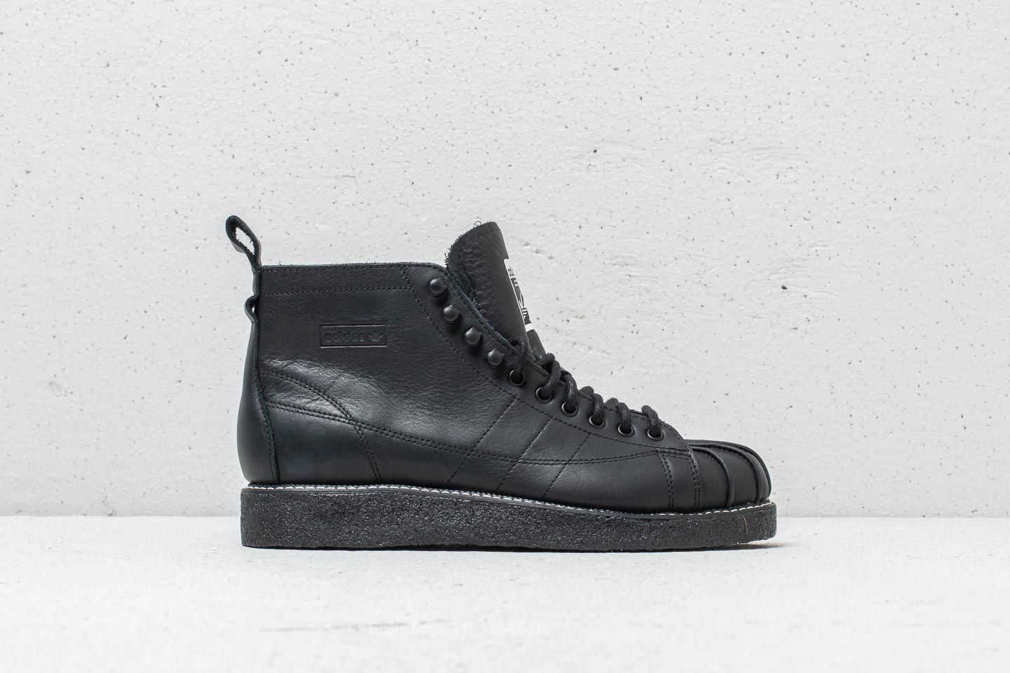 Women s shoes adidas Superstar Boot Luxe W Core Black Core Black Ftw White Footshop