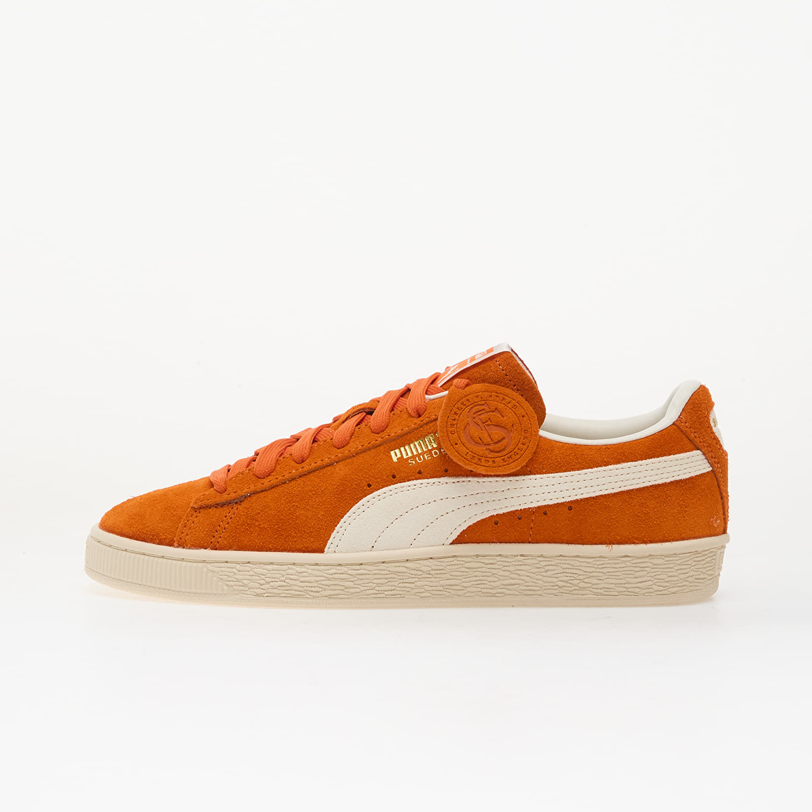Pánské tenisky a boty Puma Suede Charles F. Stead IV Orange Glo-Puma White