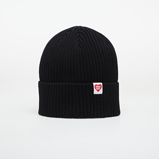 Lue HUMAN MADE Cotton Rib Beanie Black