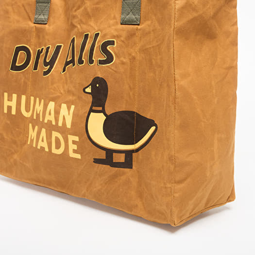 HUMAN MADE Decoy Tote ヒューマンメイド デコイ トート Human Made Decoy Tote - Vintage cotton-canvas, paraffin-treated