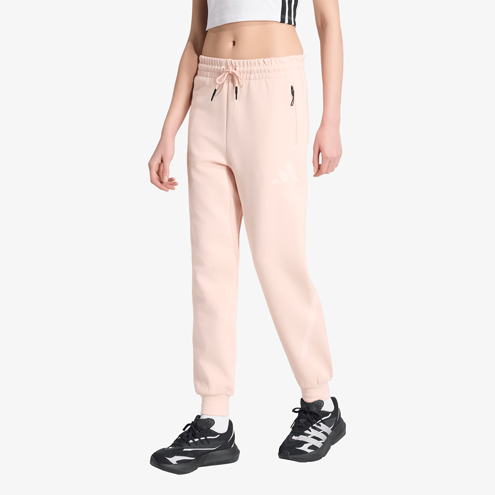 Dámské kalhoty adidas Z.N.E. Tracksuit Bottoms Blush Pink