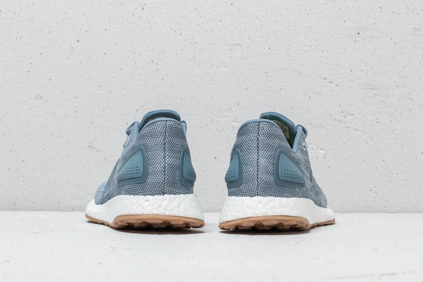 Adidas pureboost dpr men's on sale running shoes grey six/raw white