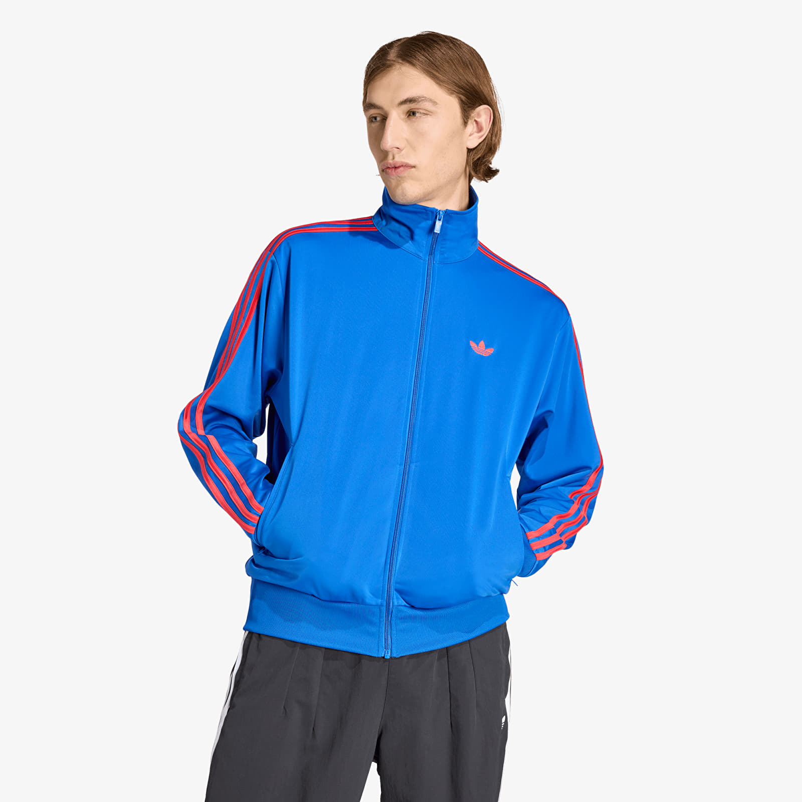 Mikiny adidas Firebird Track Top Blue