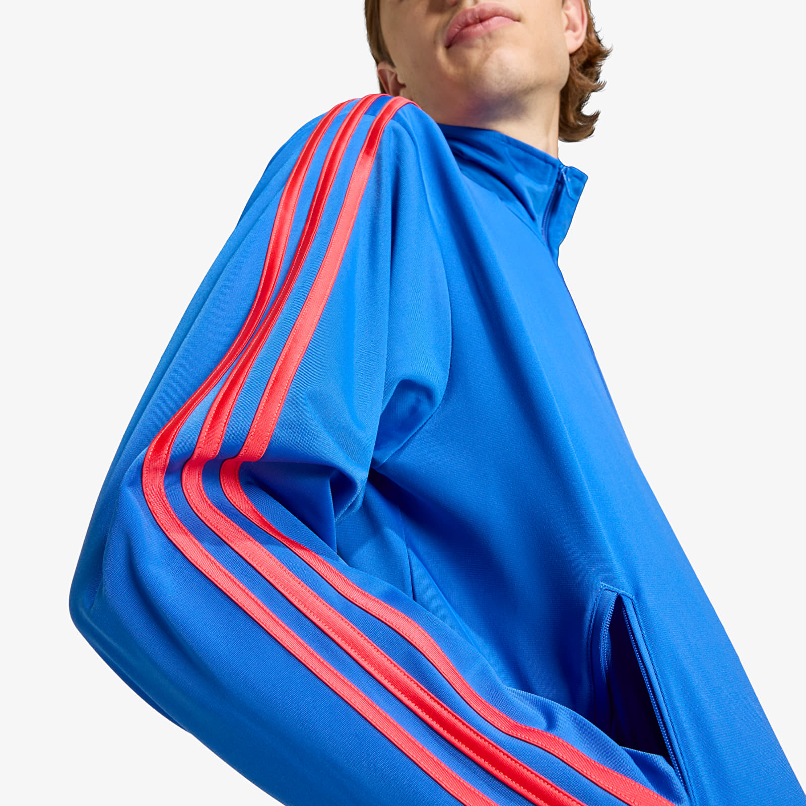 Mikiny adidas Firebird Track Top Blue