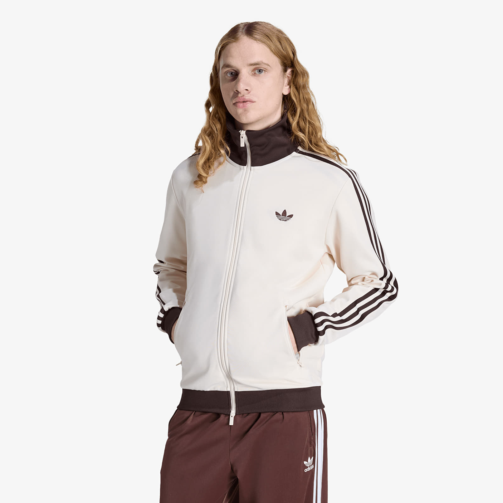 Суитшърт adidas Beckenbauer Tt Wonder White/ Auco XXL