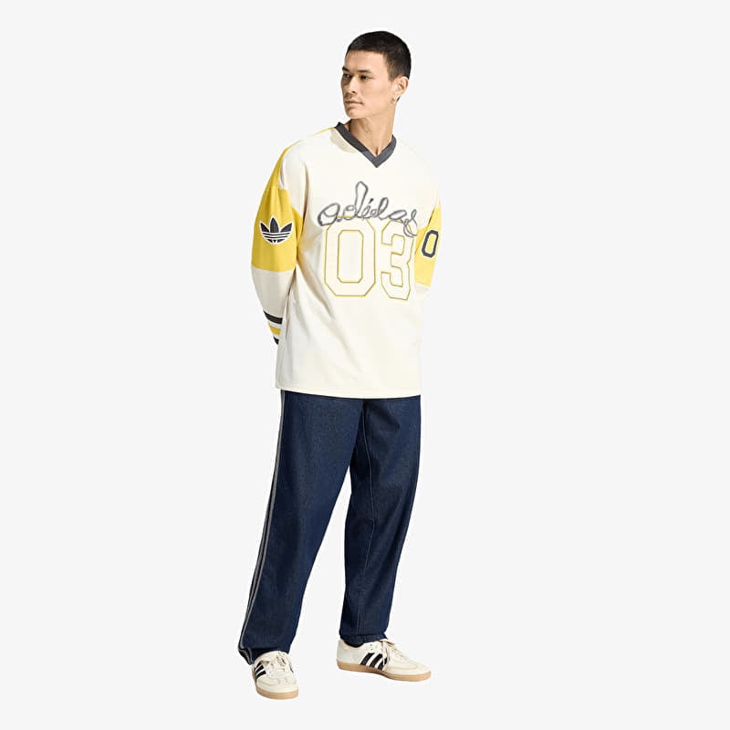 Jersey adidas Hockey Long Sleeve Jersey Eqt Yellow/ Pure Ruby