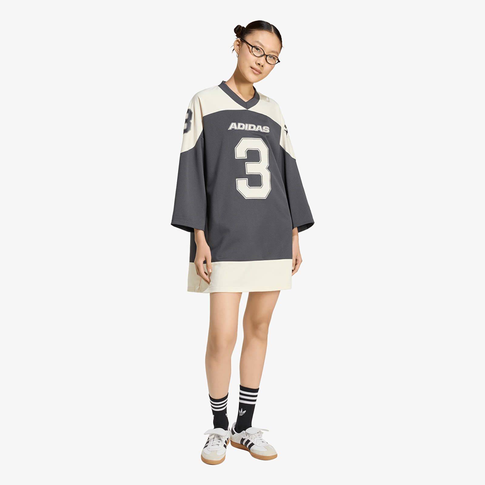 Maillots féminins adidas Hockey Jersey Dress Utility Black