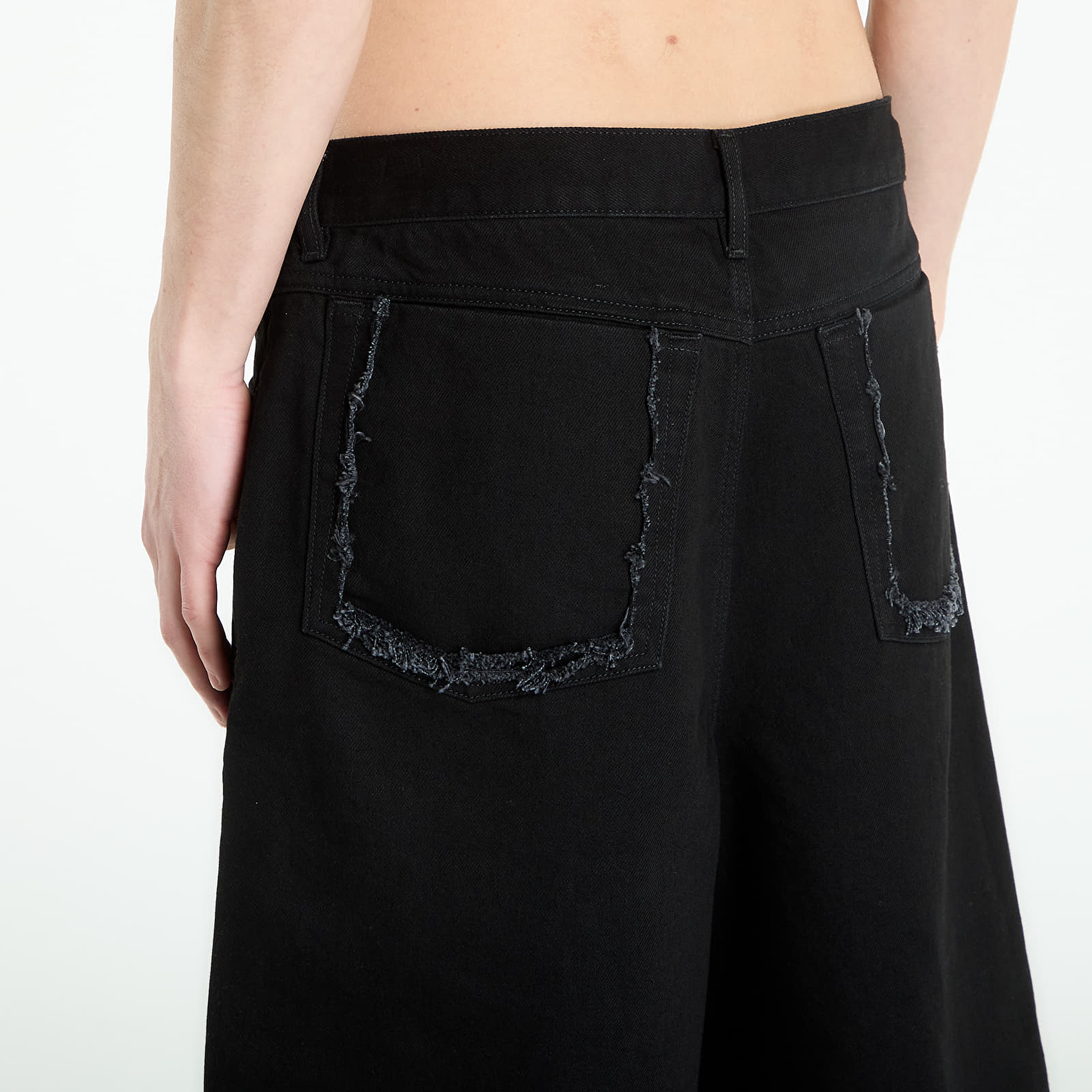 Shorts för män HELIOT EMIL Fence Denim Shorts Black