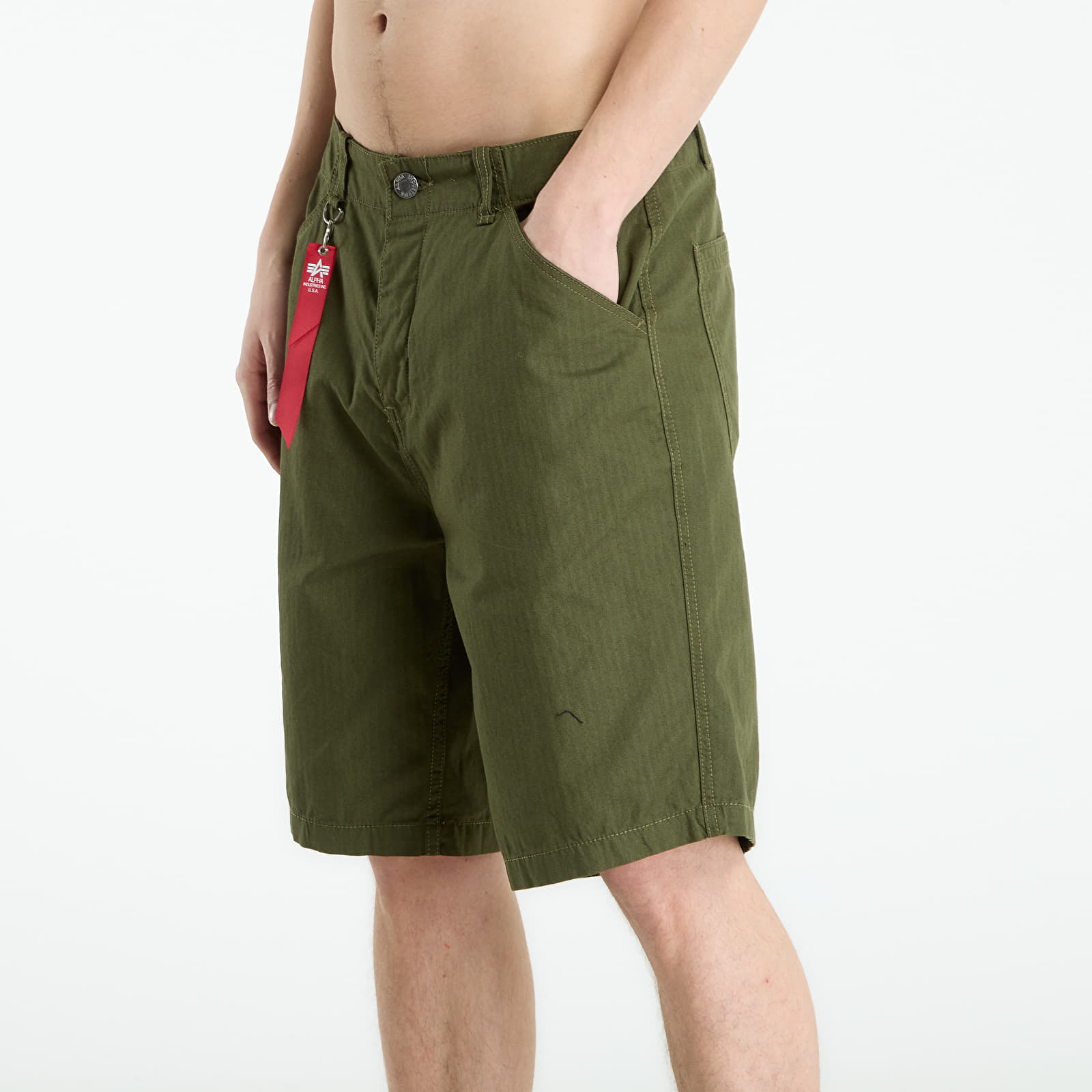 Korte broeken Alpha Industries P41 HBT Combat Short Dark Olive