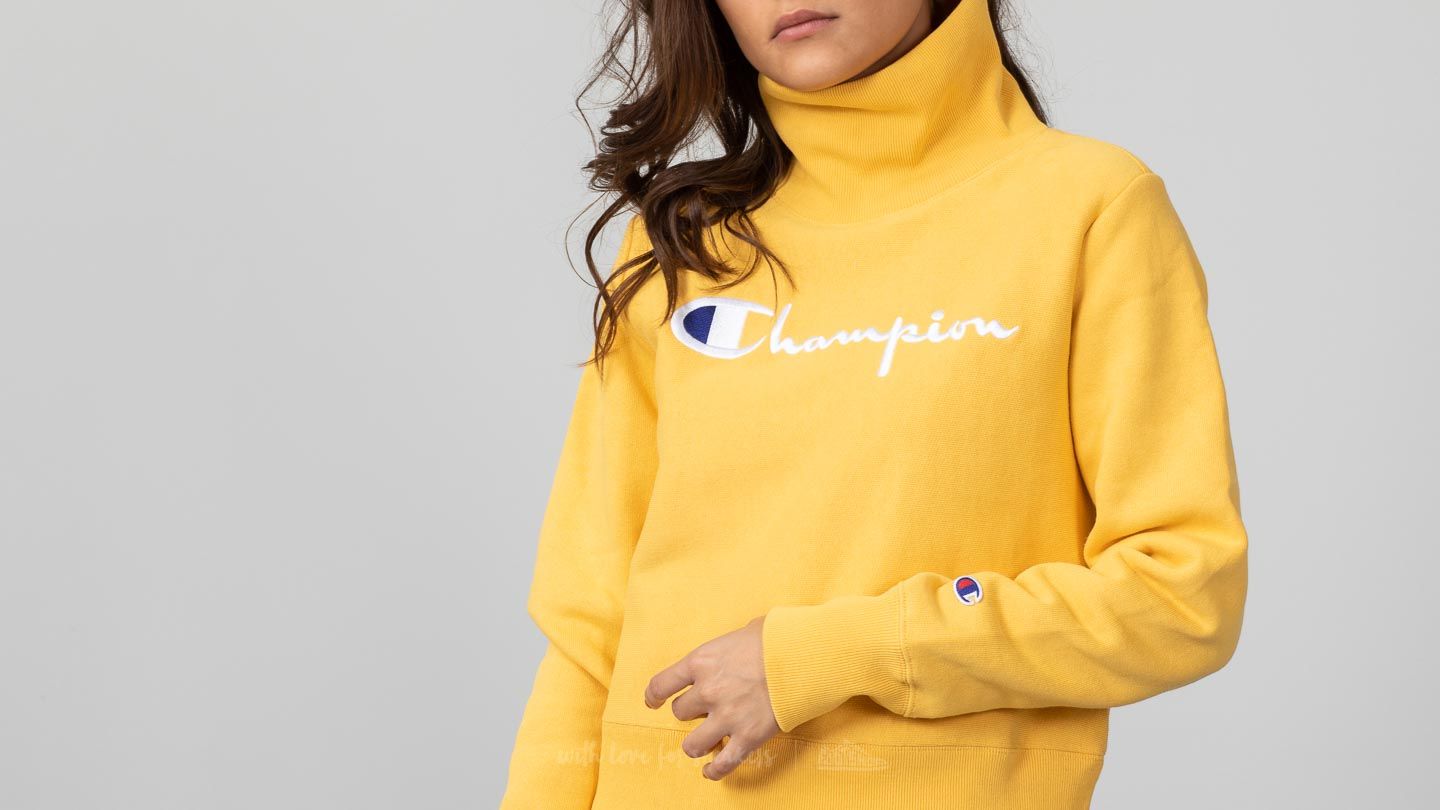 Yellow womens champion on sale sweatshirt