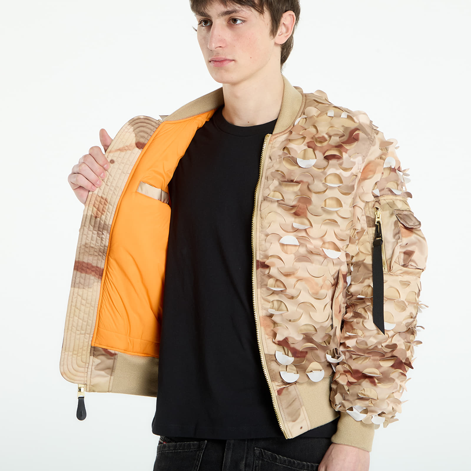 Jakker Alpha Industries MA-1 ULCANS Flight Jacket Sentinel Desert Camo