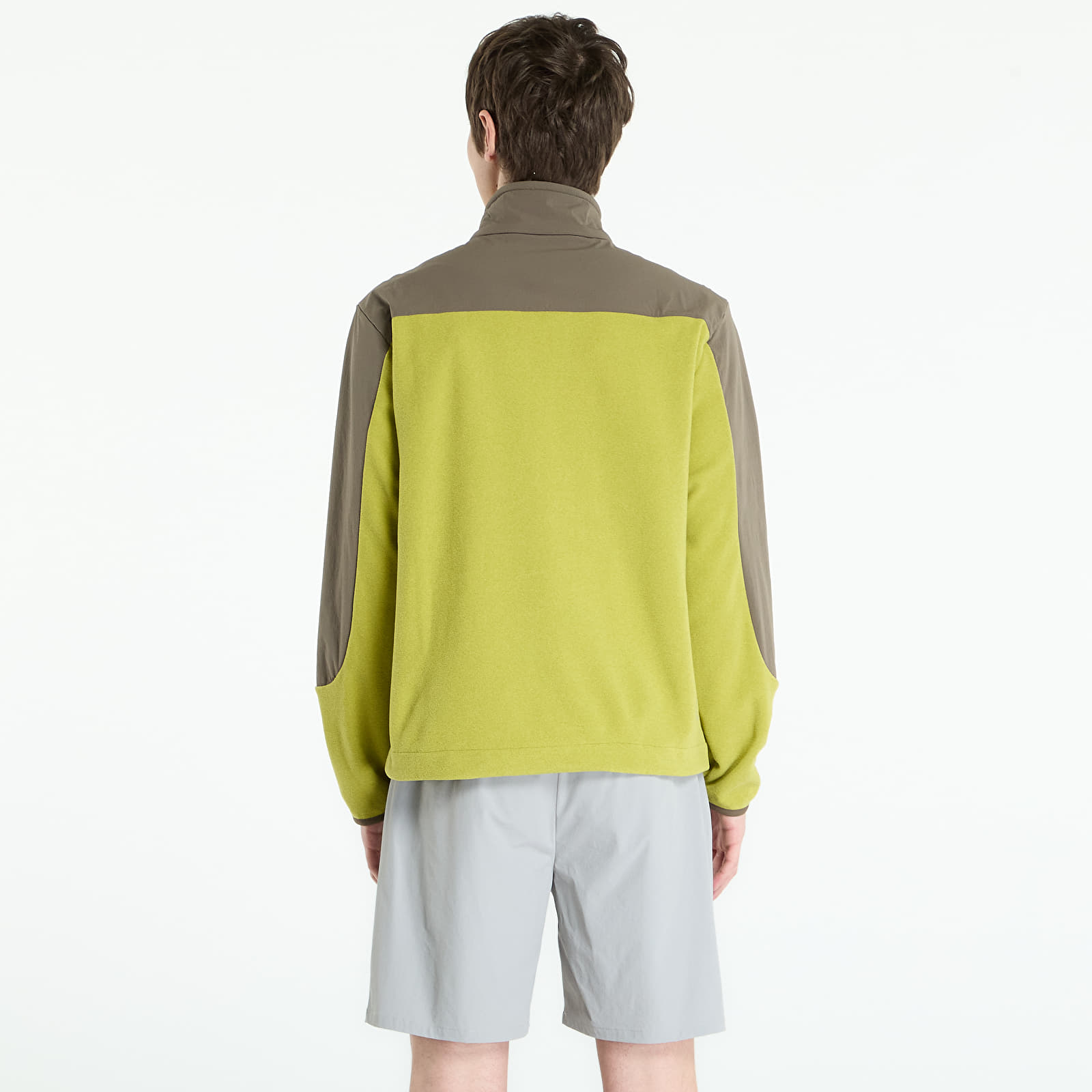 Puloverji   Pas Normal Studios Off-Race Light Fleece Half-Zip Moss Green