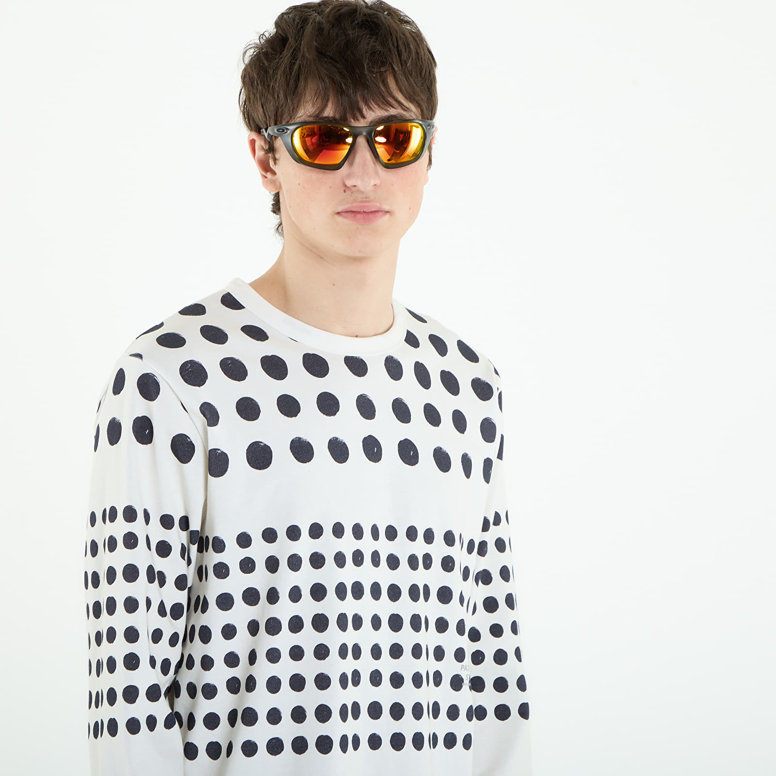   Μπλούζες Pas Normal Studios Off-Race Graphic Long Sleeve T-Shirt Off White