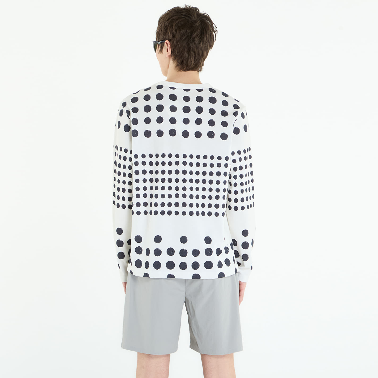   Μπλούζες Pas Normal Studios Off-Race Graphic Long Sleeve T-Shirt Off White