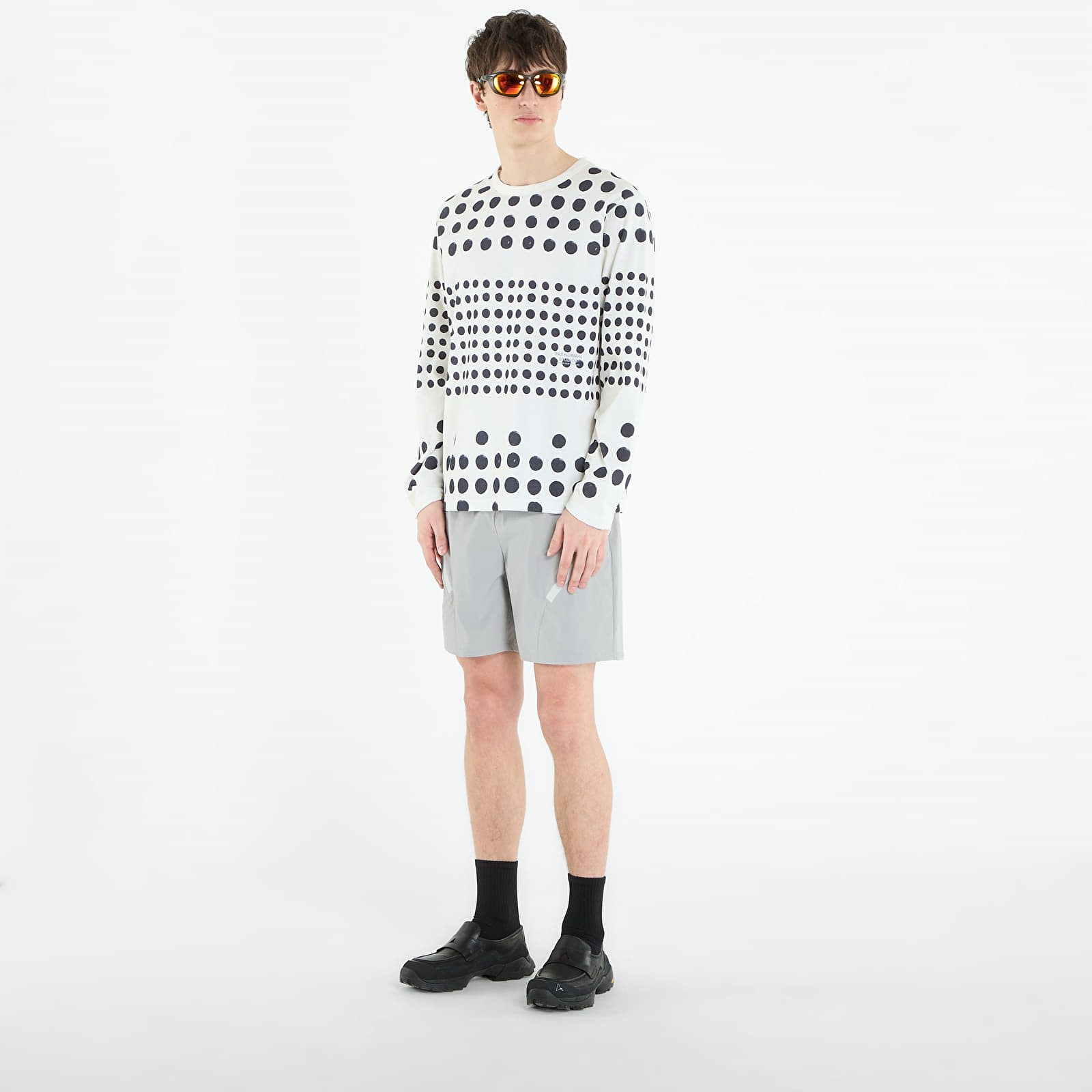   Μπλούζες Pas Normal Studios Off-Race Graphic Long Sleeve T-Shirt Off White