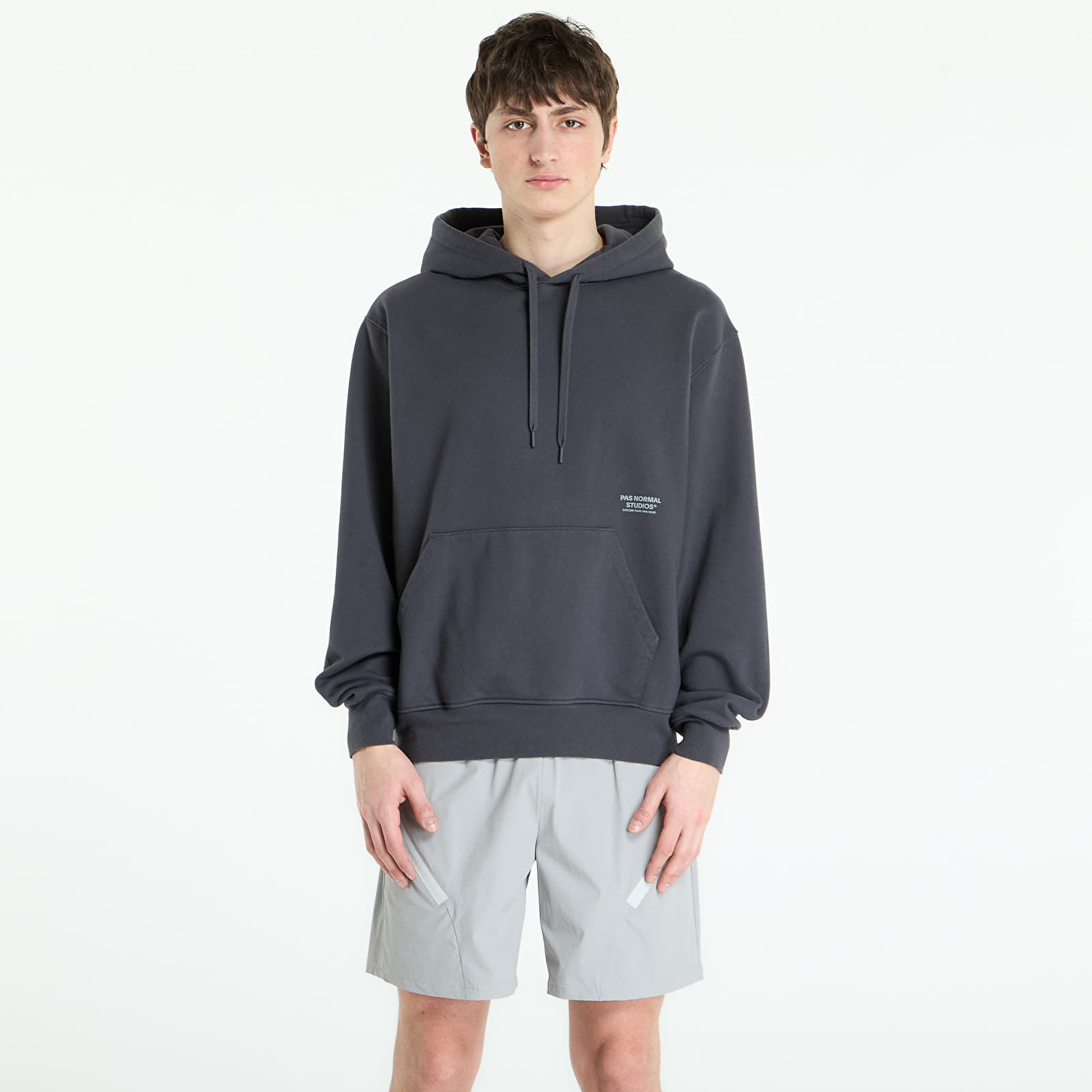 Puloverji   Pas Normal Studios Off-Race Graphic Hoodie Dark Navy