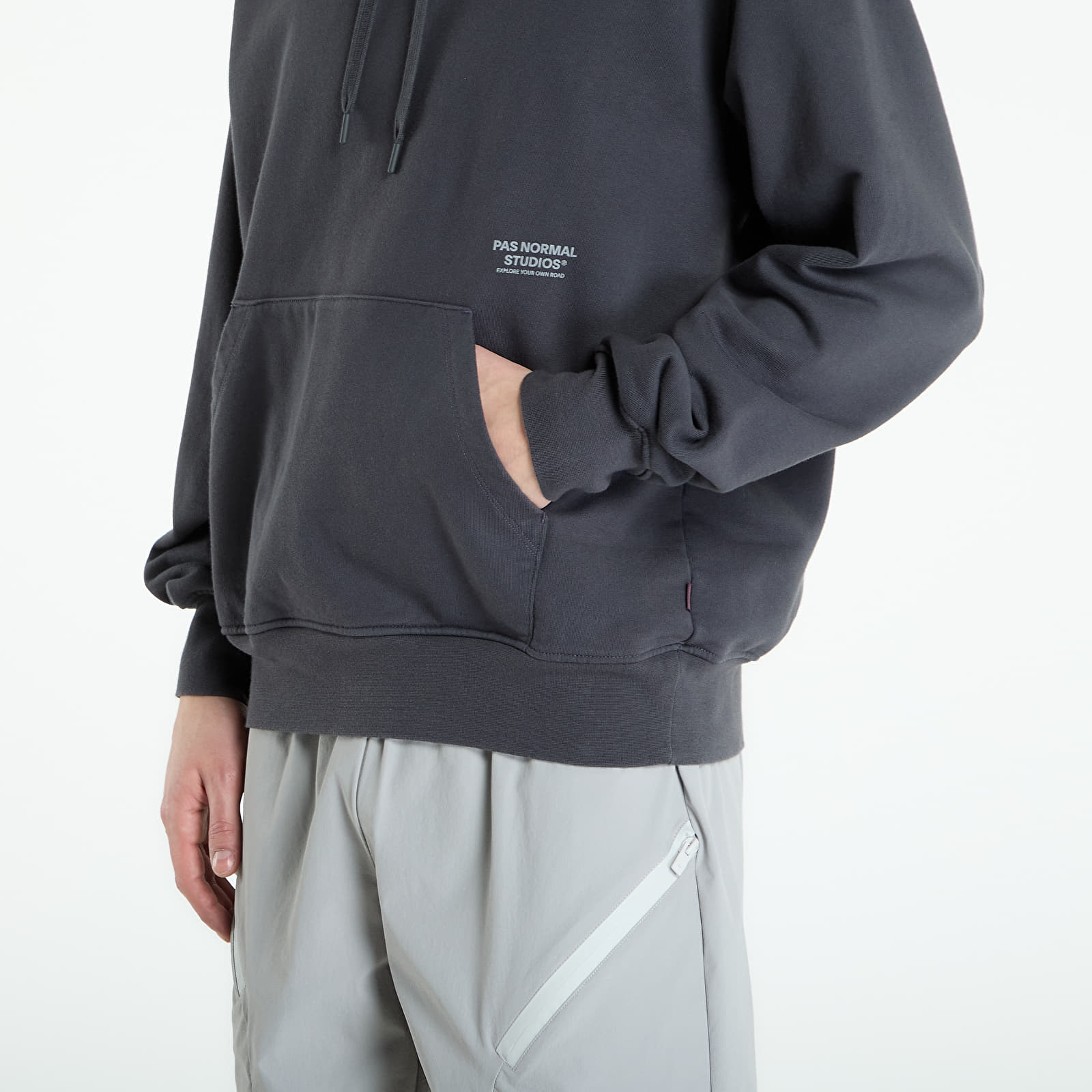 Puloverji   Pas Normal Studios Off-Race Graphic Hoodie Dark Navy