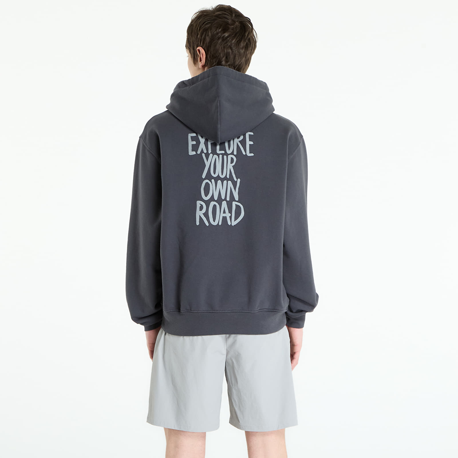 Puloverji   Pas Normal Studios Off-Race Graphic Hoodie Dark Navy