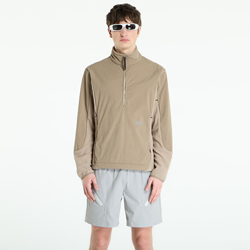 Felpa Pas Normal Studios Off-Race Light Fleece Half-Zip Beige