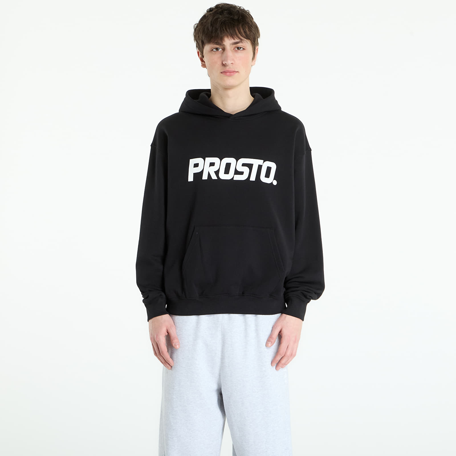 Puloverji   Prosto Hoodie Big Log Black
