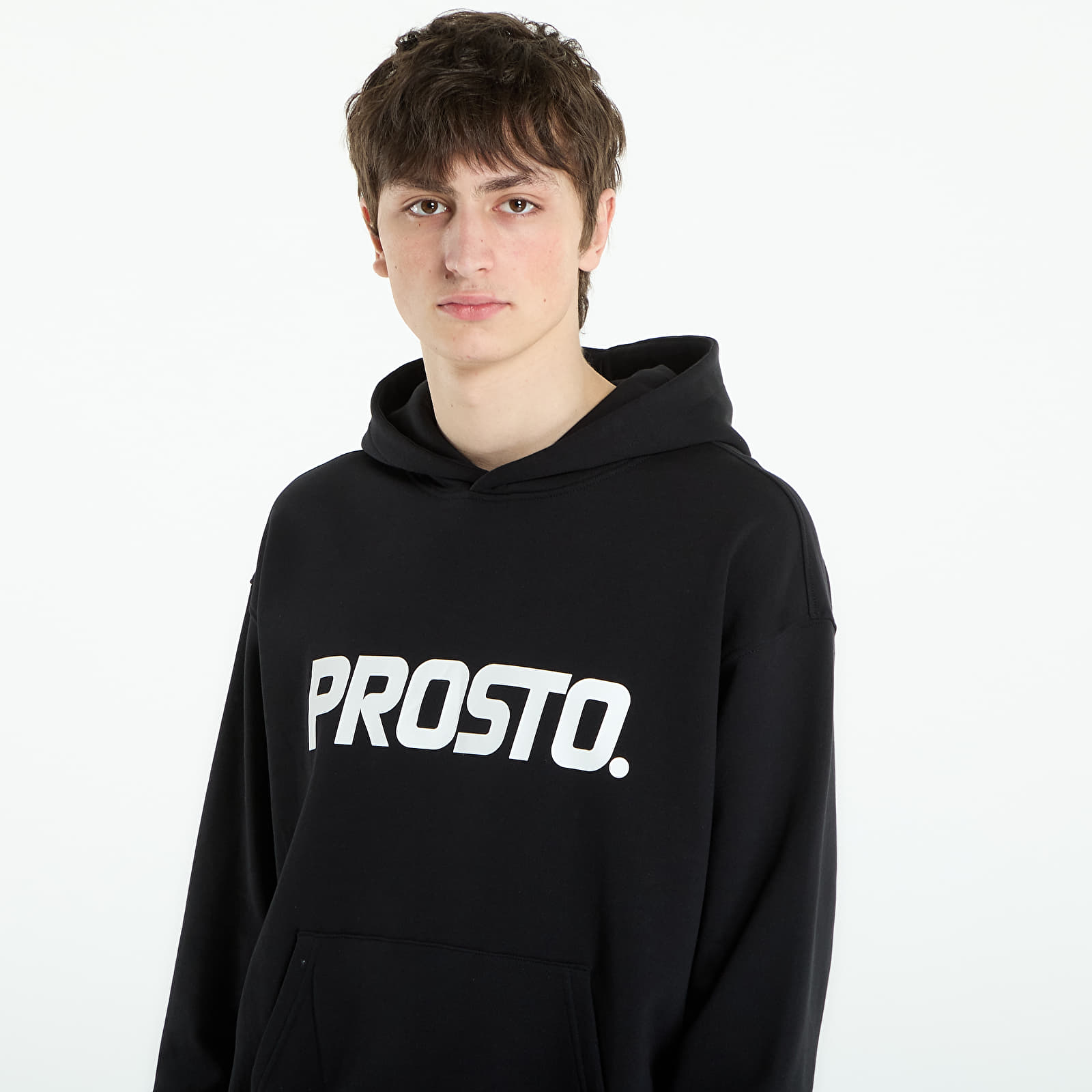 Puloverji   Prosto Hoodie Big Log Black