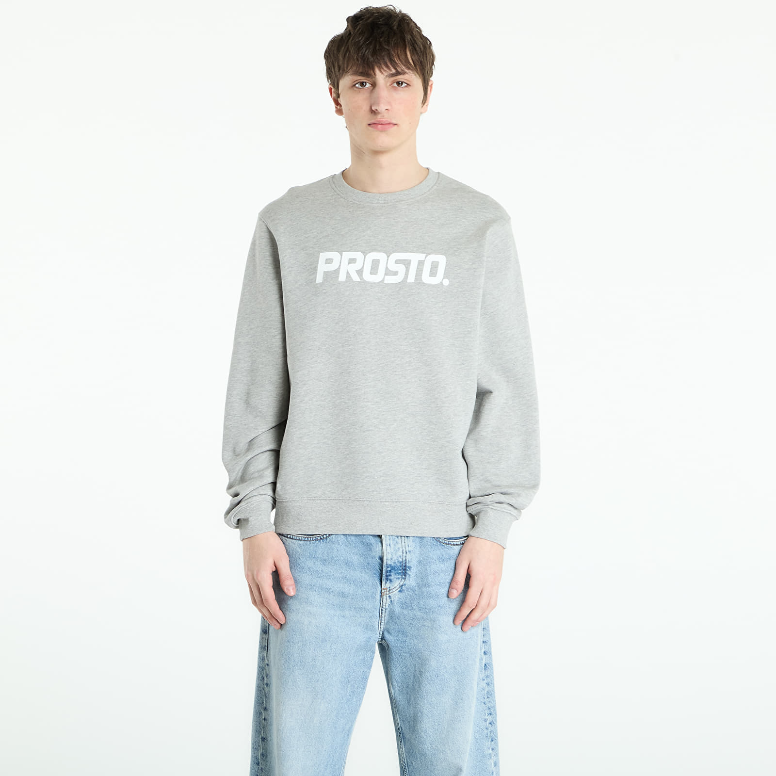 Суитшърт Prosto Crewneck Old Logo Gray L