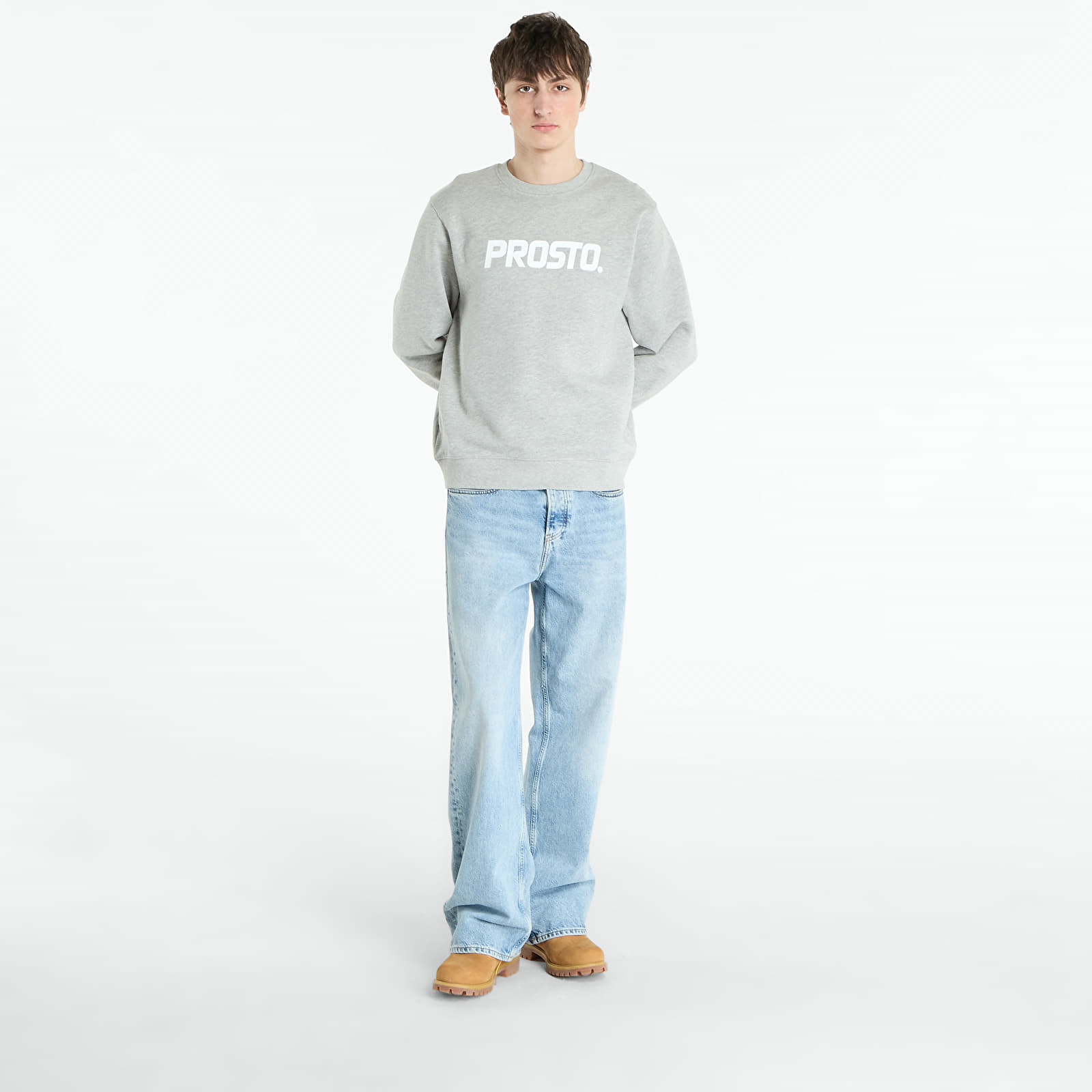 Sweatjacken und Sweatshirts Prosto Crewneck Old Logo Gray