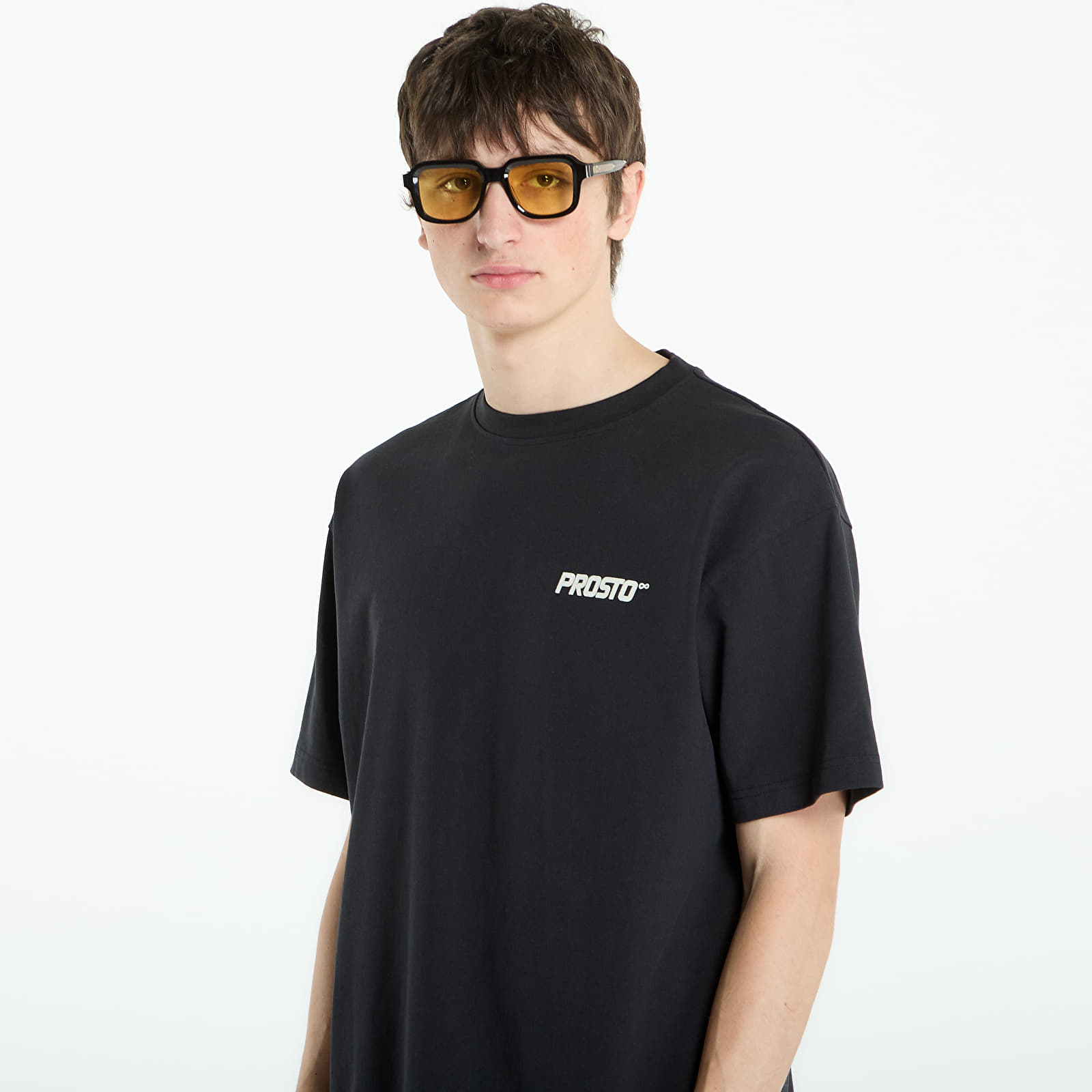 T-Shirts Prosto T-shirt Wear The Street Black