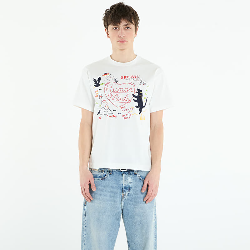 HUMAN MADE Embroidered T-Shirt UNISEX White