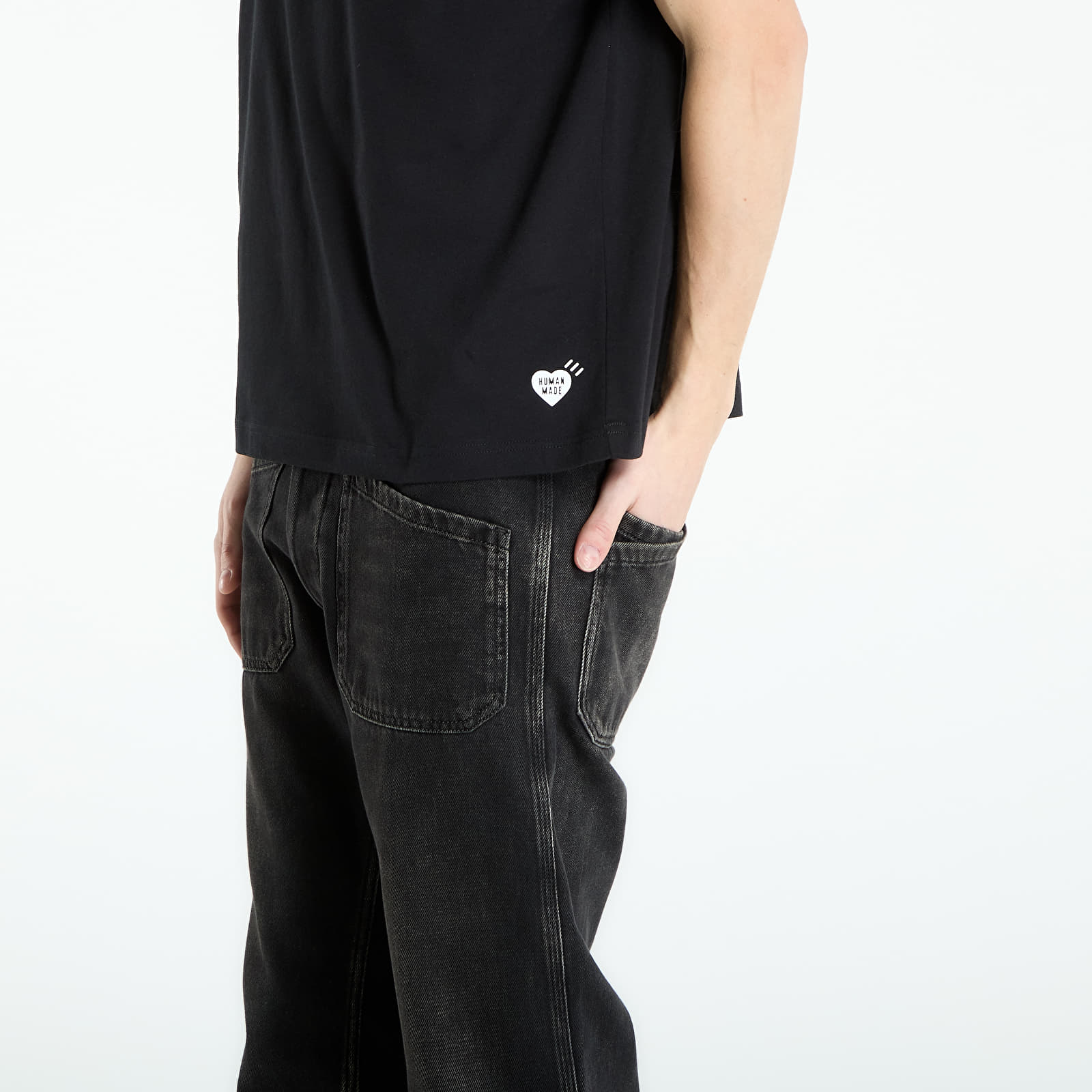 Majice T-shirt HUMAN MADE 3-Pack T-Shirt Set UNISEX Black