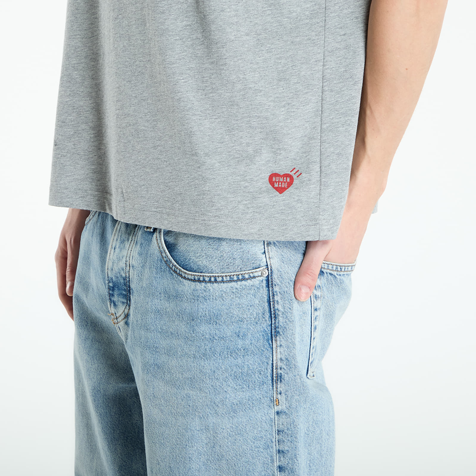 Majice T-shirt HUMAN MADE 3-Pack T-Shirt Set UNISEX Gray