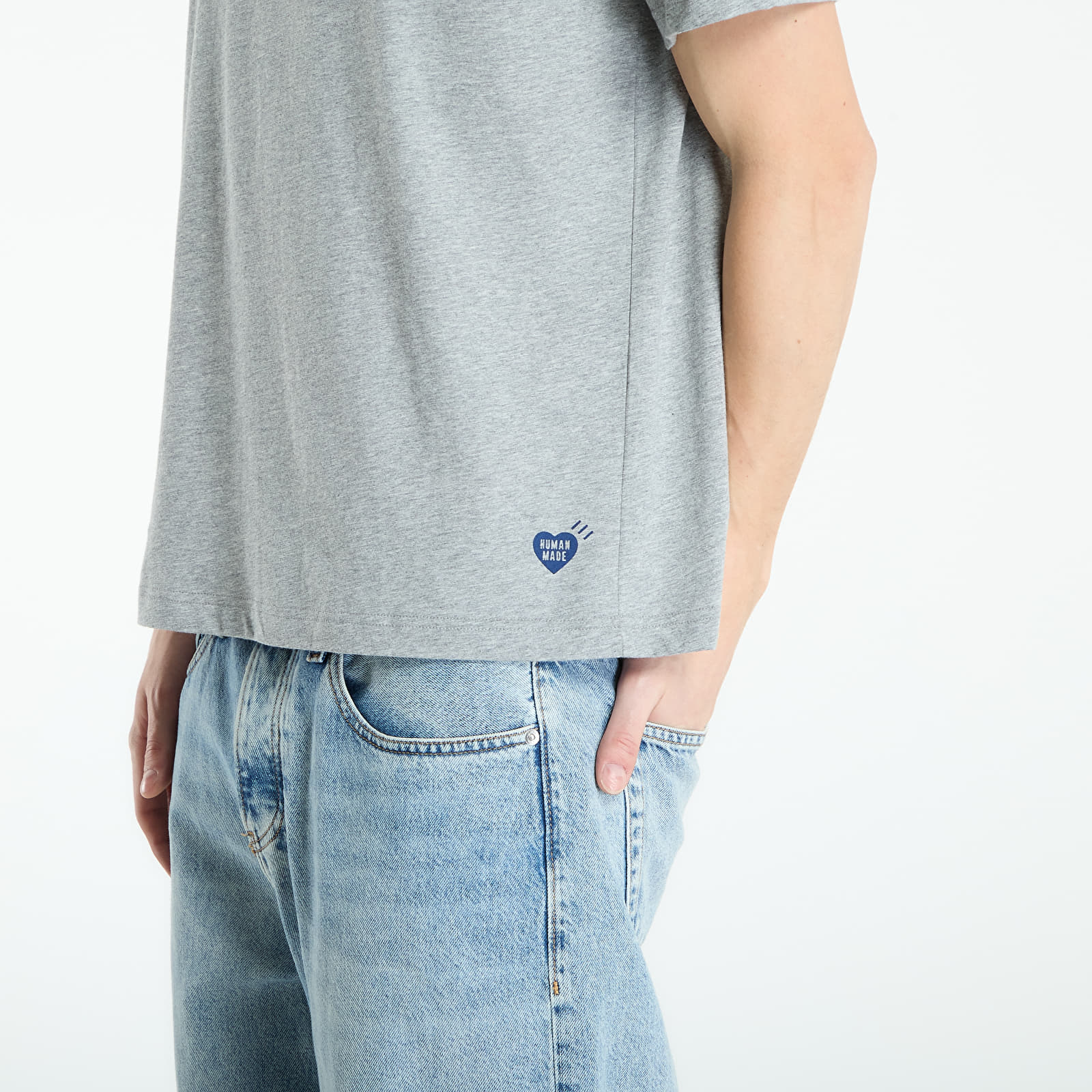 Majice T-shirt HUMAN MADE 3-Pack T-Shirt Set UNISEX Gray