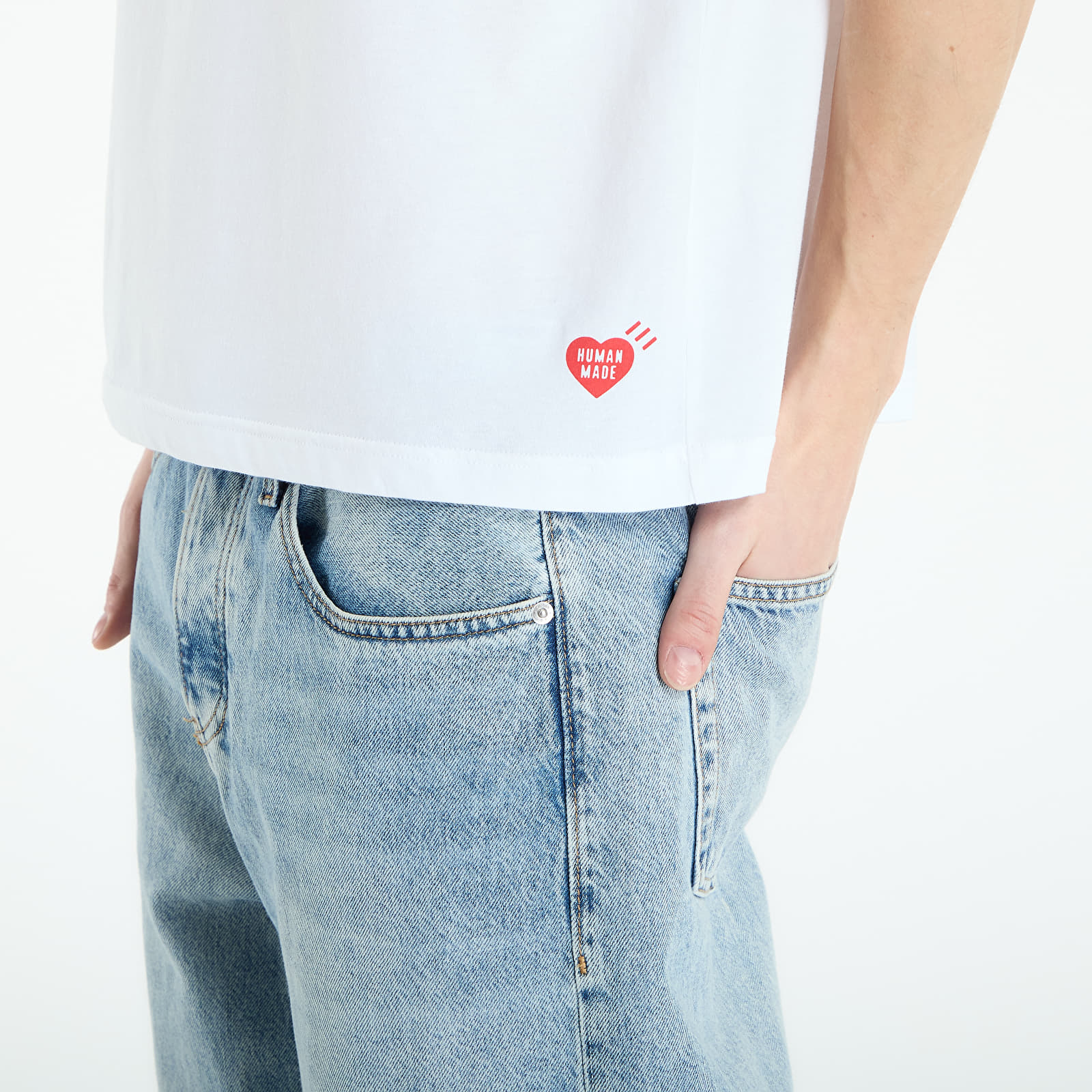 Trička HUMAN MADE 3-Pack T-Shirt Set UNISEX White