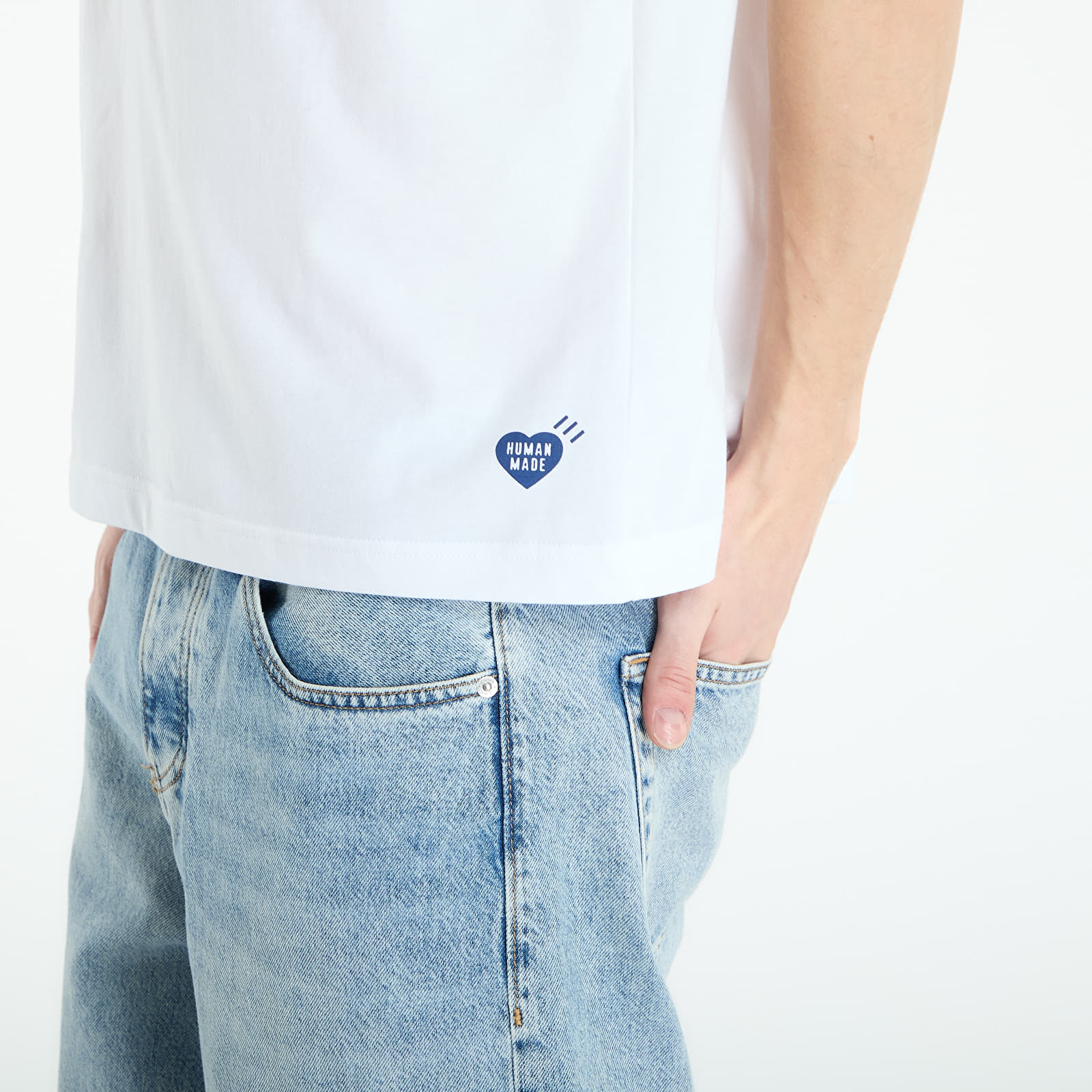 Trička HUMAN MADE 3-Pack T-Shirt Set UNISEX White