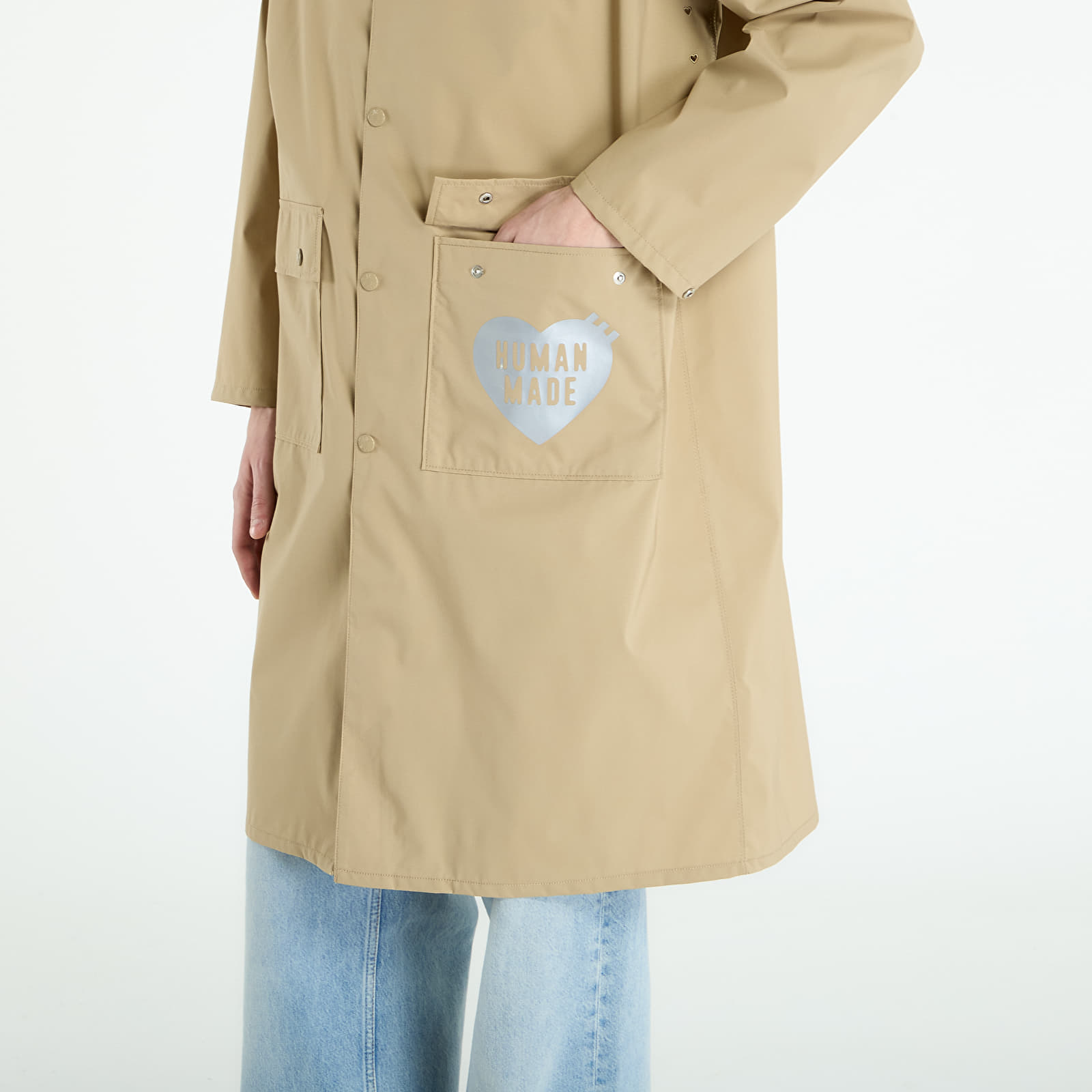 Kappor HUMAN MADE Packable Rain Coat UNISEX Beige