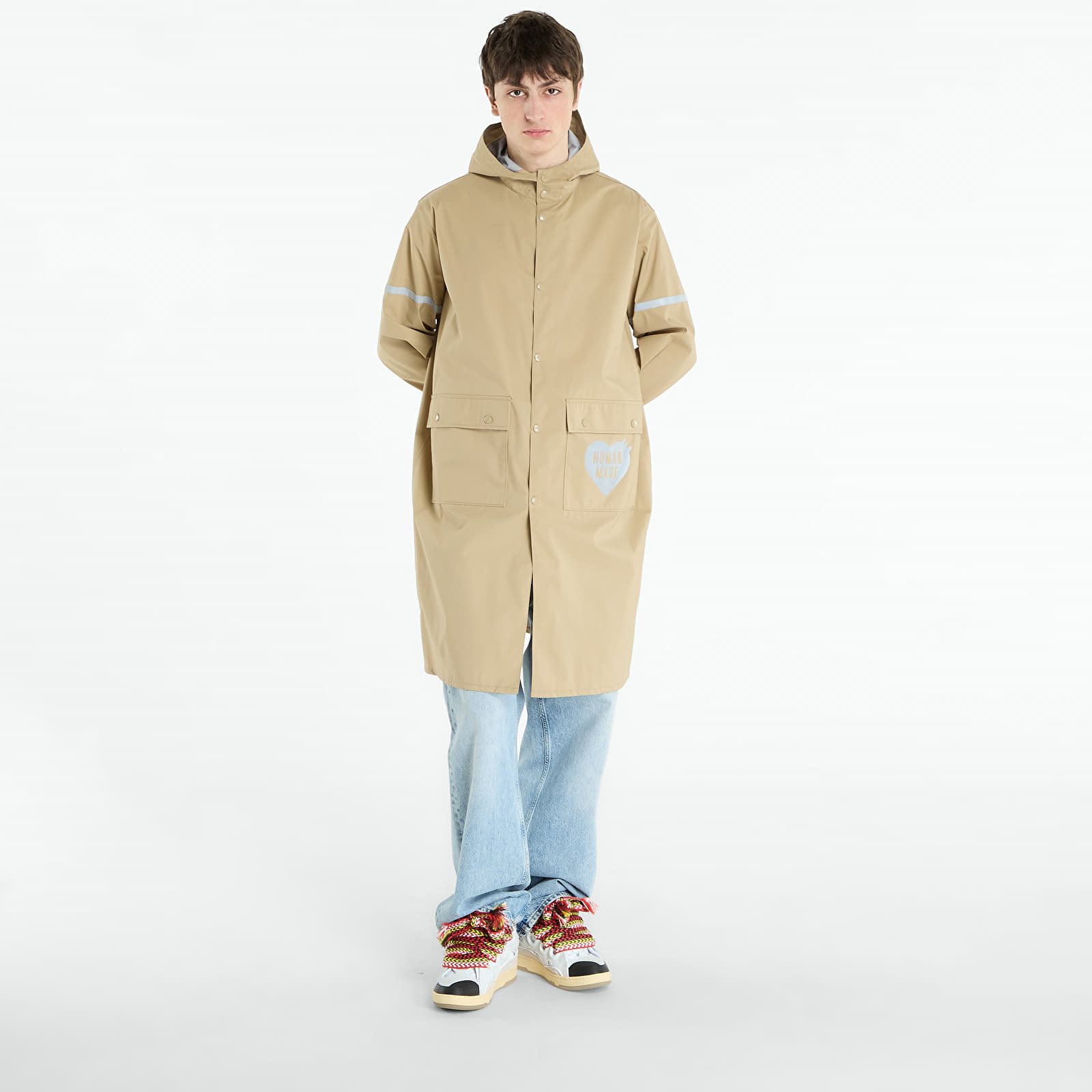 Kappor HUMAN MADE Packable Rain Coat UNISEX Beige