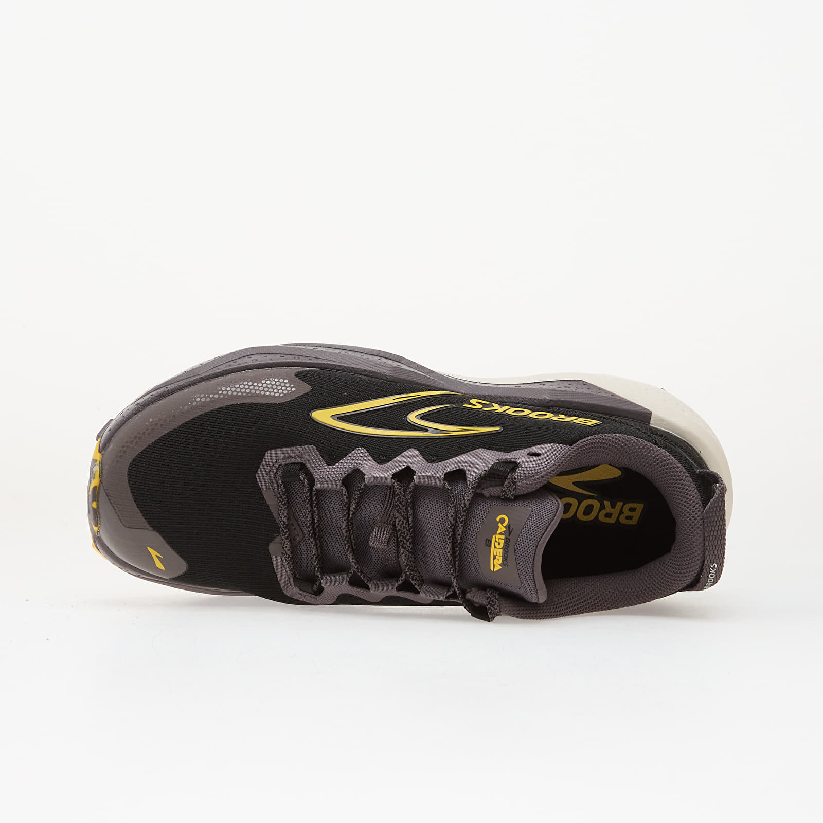 Herren Sneaker und Schuhe Brooks Caldera 8 M Black/ Rabbit/ Zest