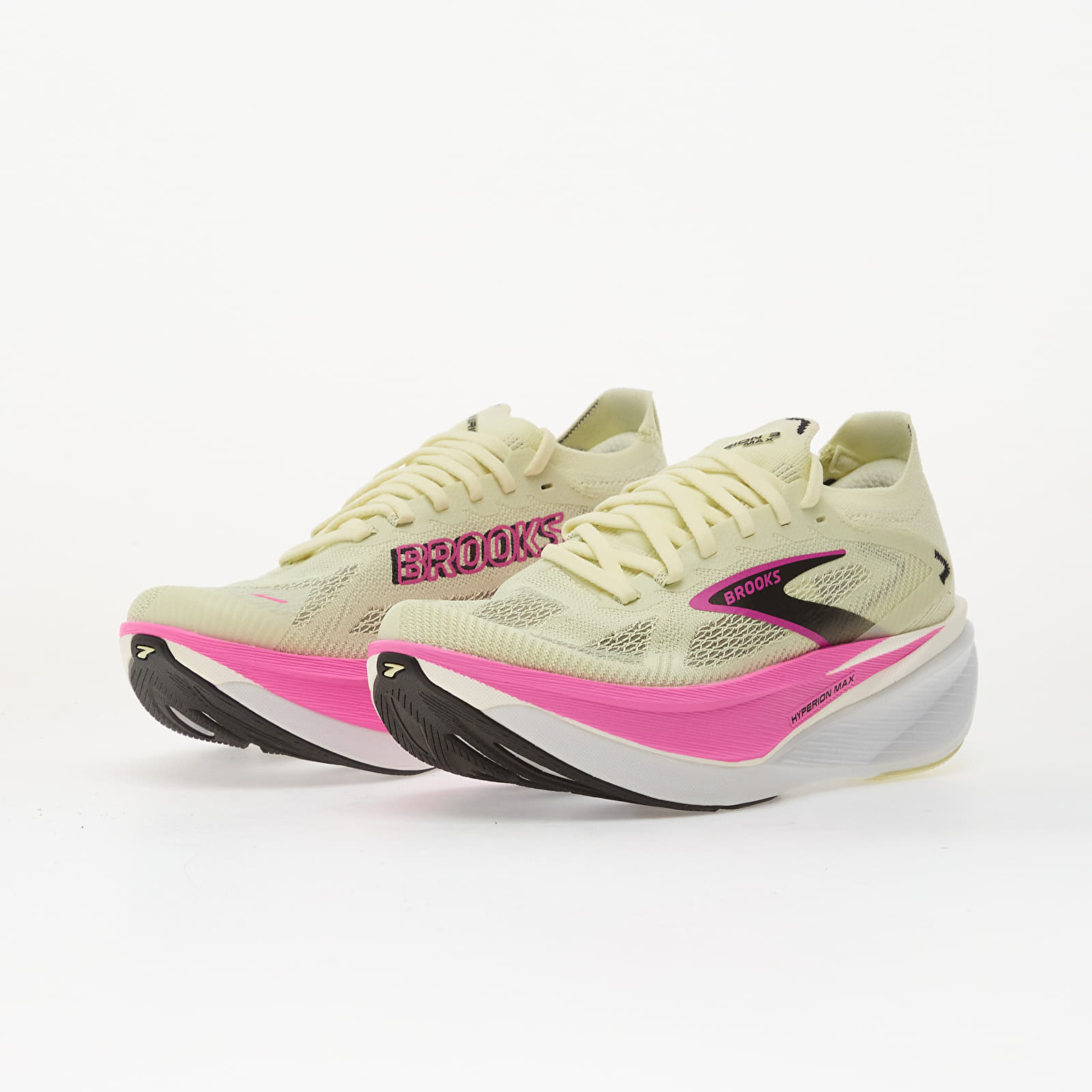 Sapatos de mulher Brooks Hyperion Max 3 W Luminary/ Cyber Pink/ Black
