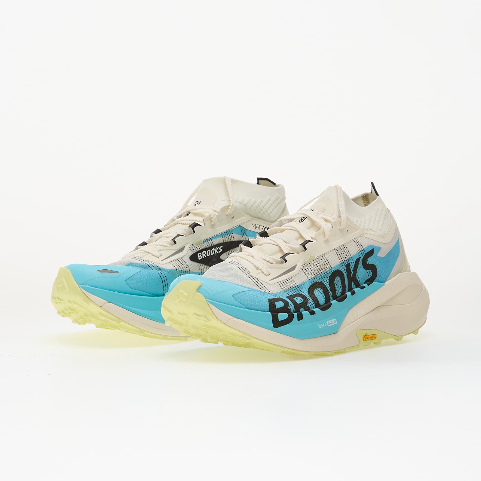 Herenschoenen Brooks Cascadia Elite Star White/ Bluefish/ Black