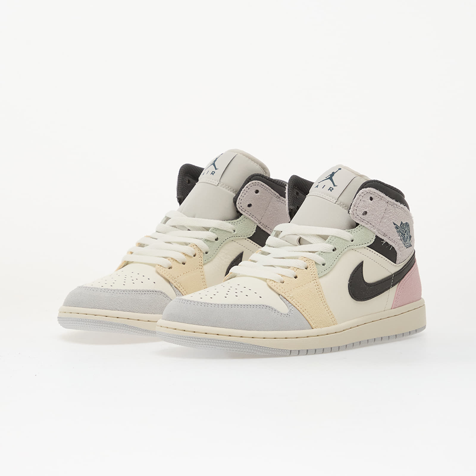 Herren Sneaker und Schuhe Air Jordan 1 Mid Se Sail/ Iced Jade-Anthracite-Jade Aura