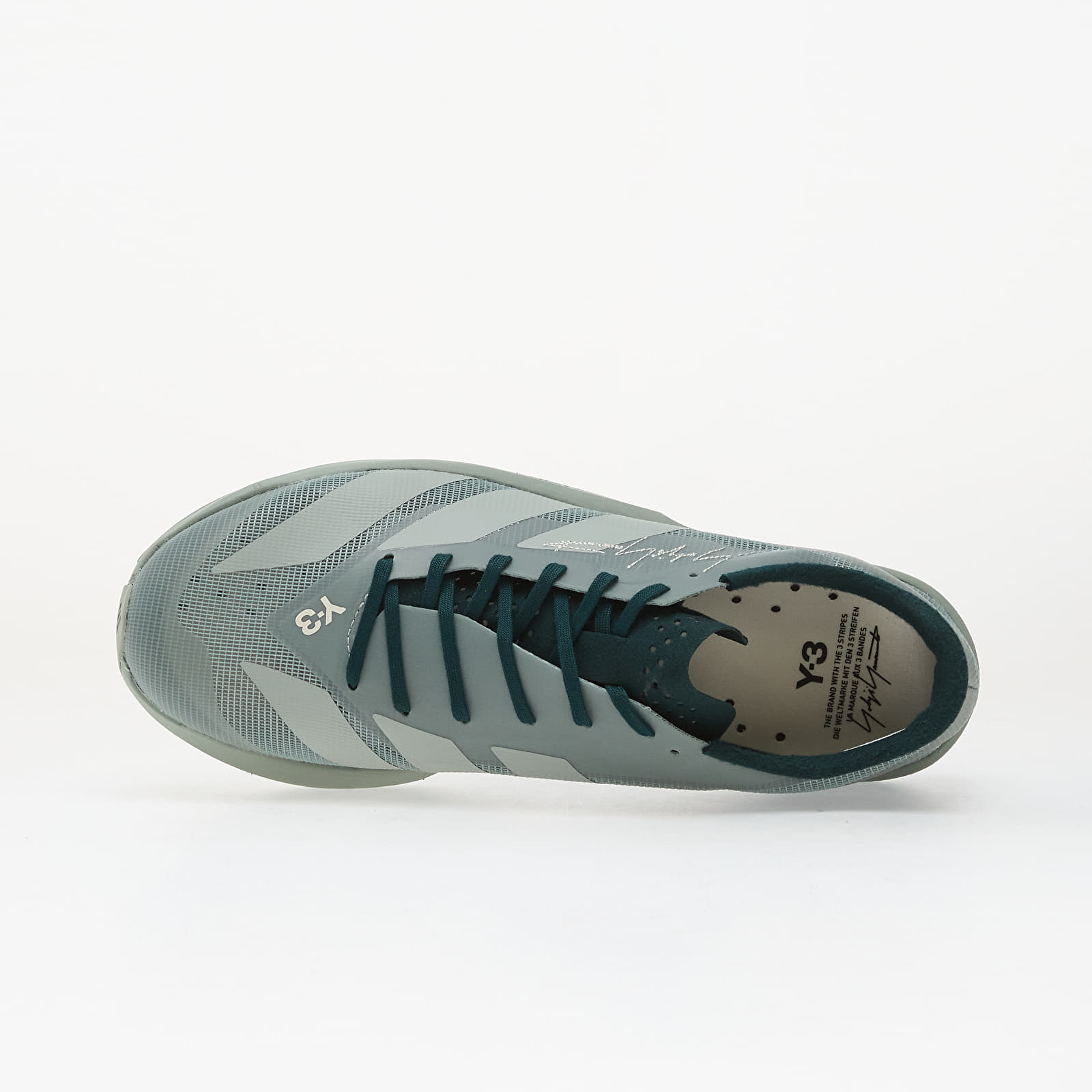 Sapatos de homem Y-3 Adizero Rc6 Off White/ Wonder Sage/ Aurora Ivy