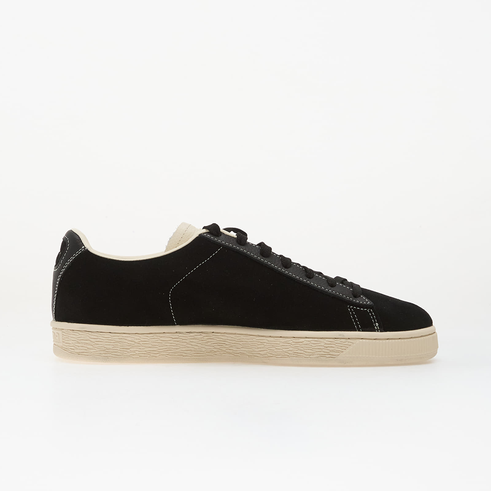 Sapatos de homem Puma Suede Icons Puma Black-Frosted Ivory