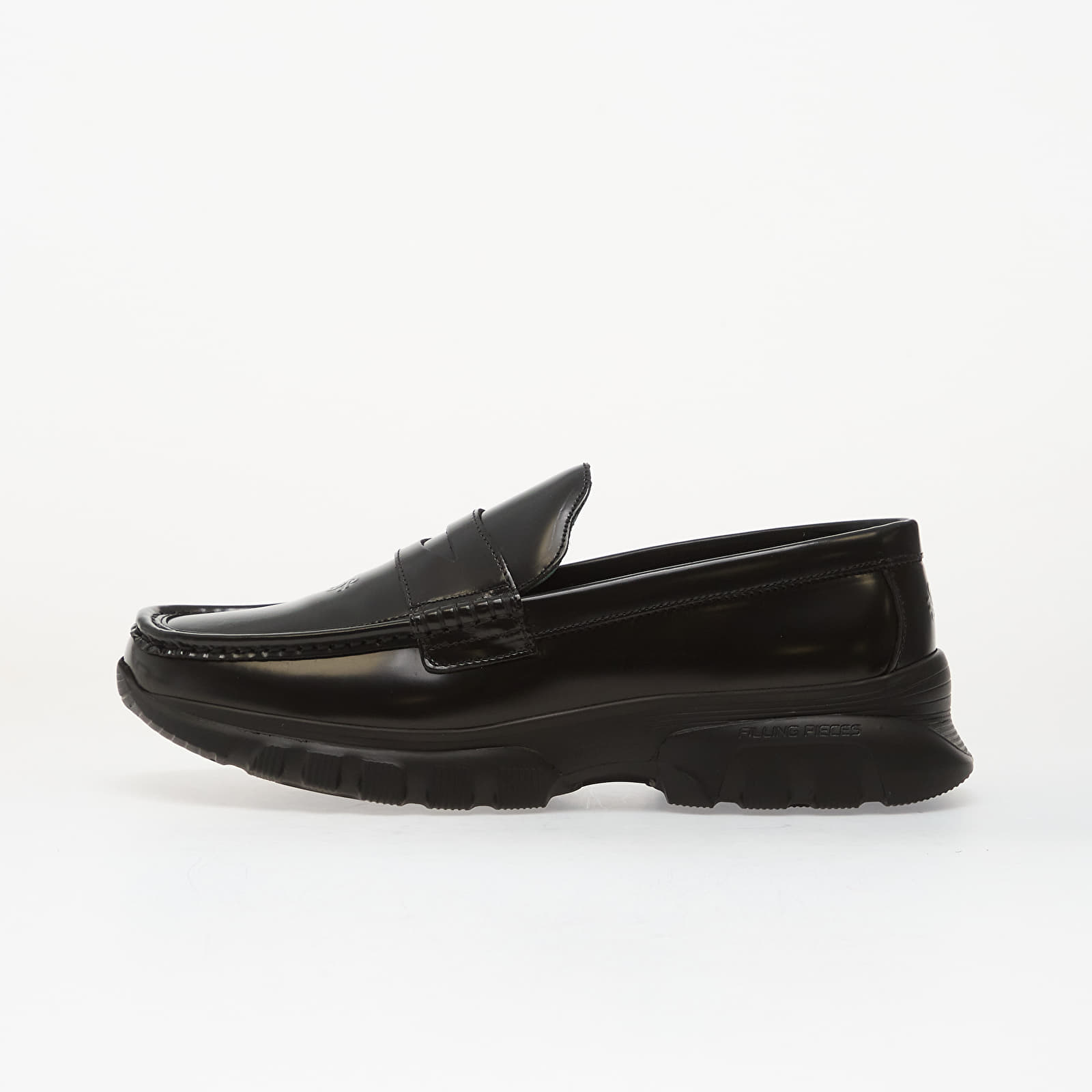 Scarpe uomo Filling Pieces Hybrid Loafer Polido Black