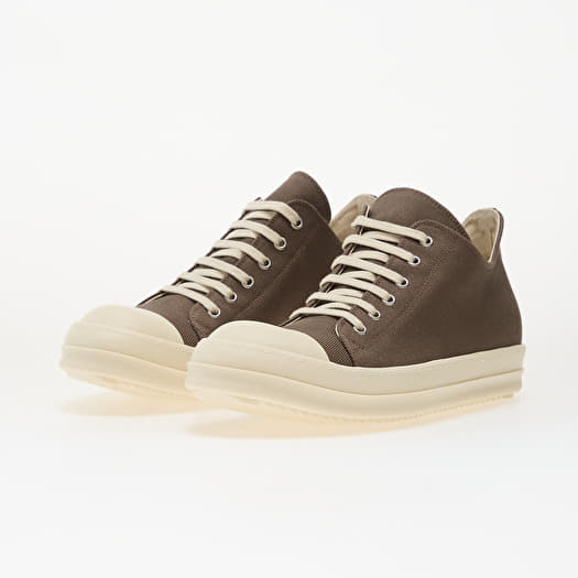 Rick Owens DRKSHDW Denim Shoes - Low Sneaks Dust/ Milk/ Milk